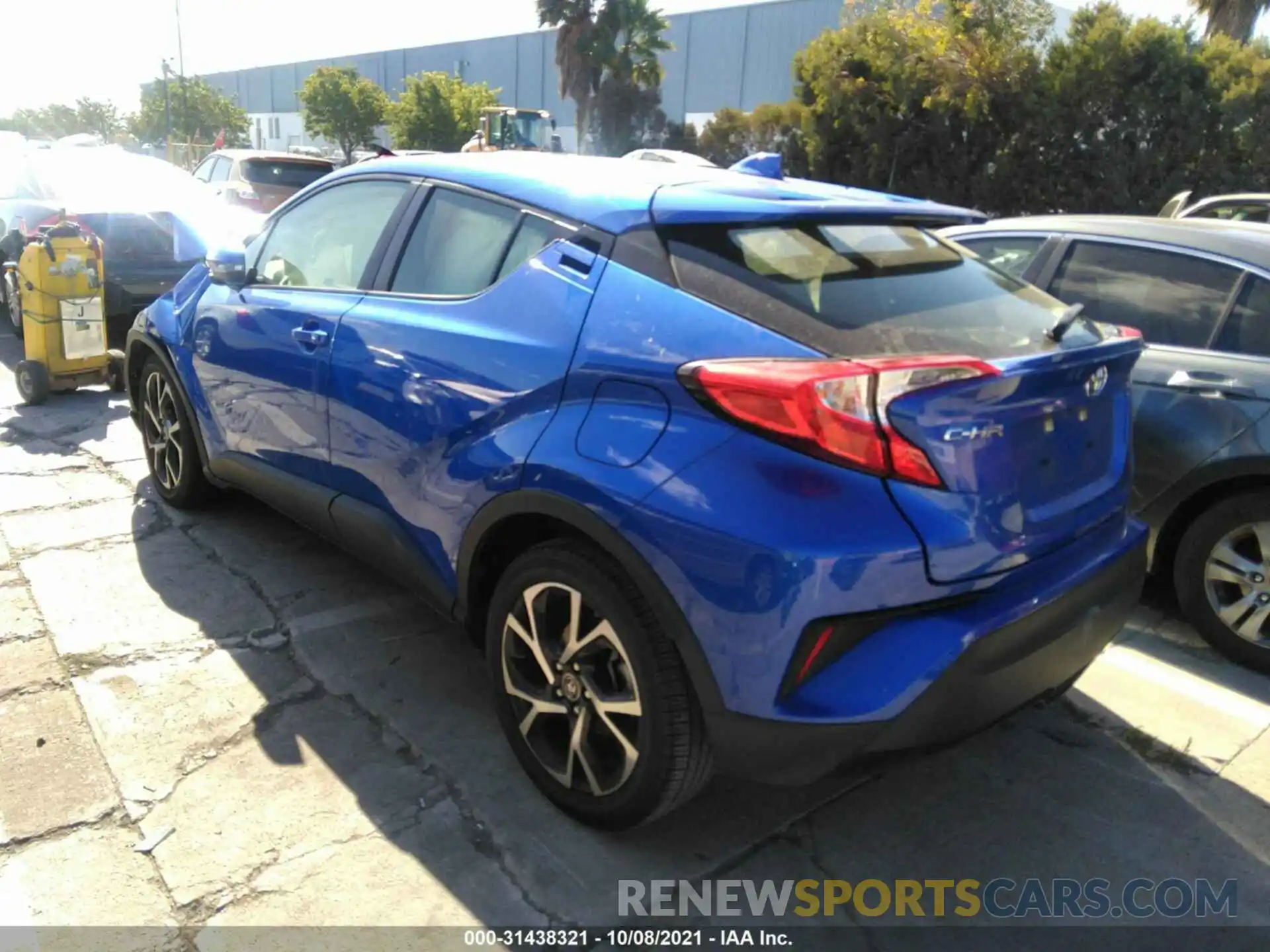 3 Photograph of a damaged car JTNKHMBX3K1043646 TOYOTA C-HR 2019