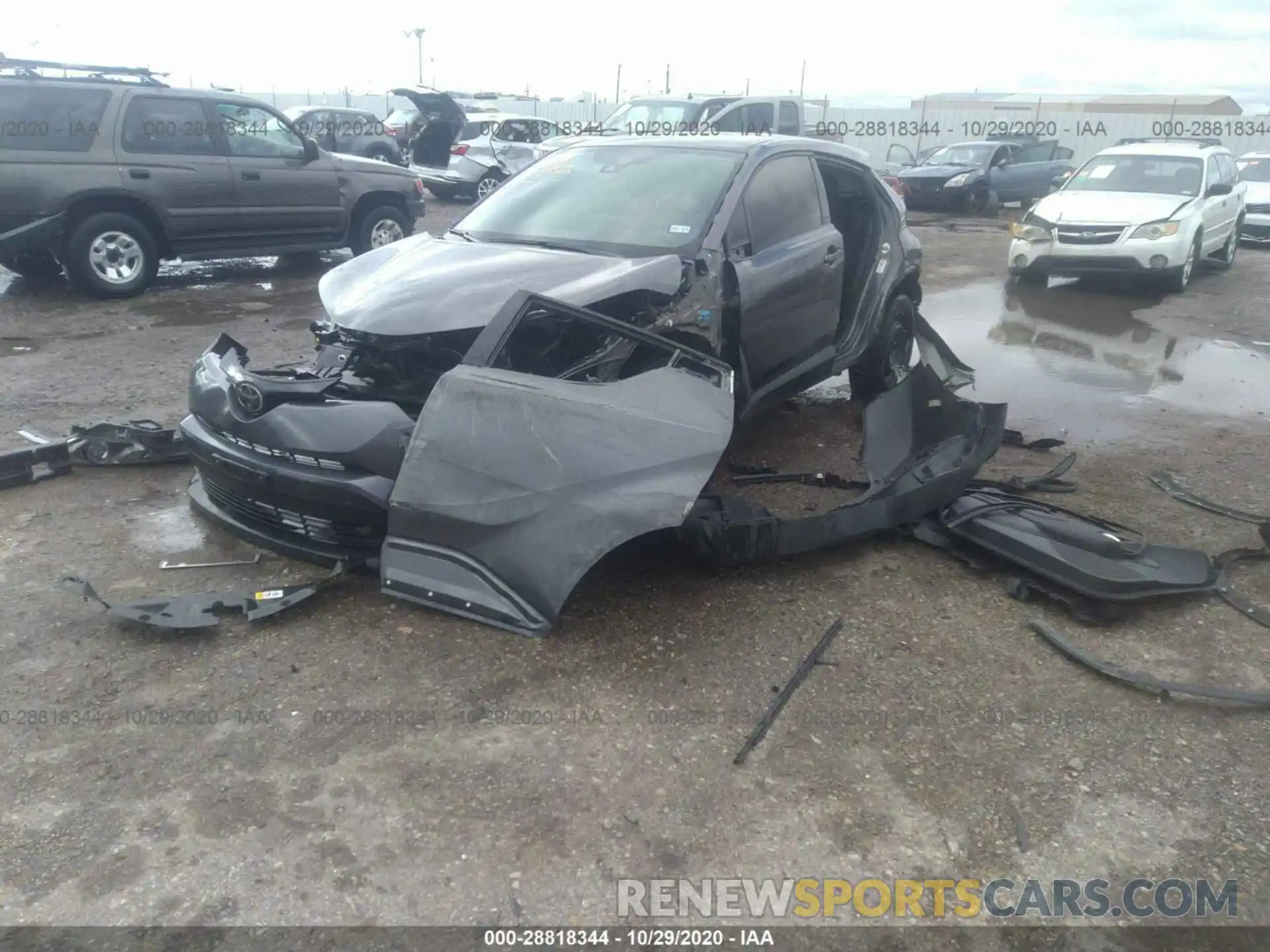 2 Photograph of a damaged car JTNKHMBX3K1043775 TOYOTA C-HR 2019