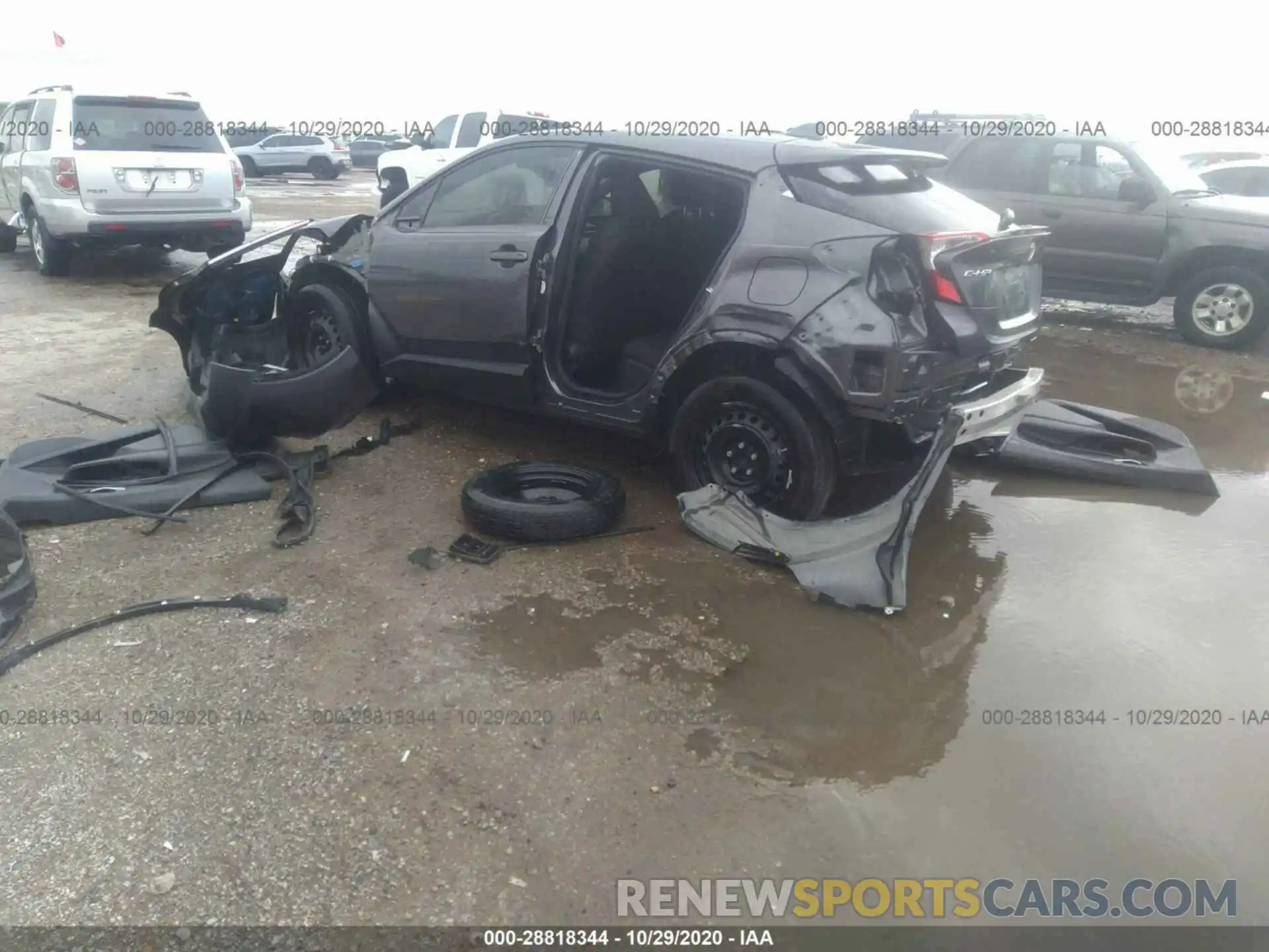 3 Photograph of a damaged car JTNKHMBX3K1043775 TOYOTA C-HR 2019