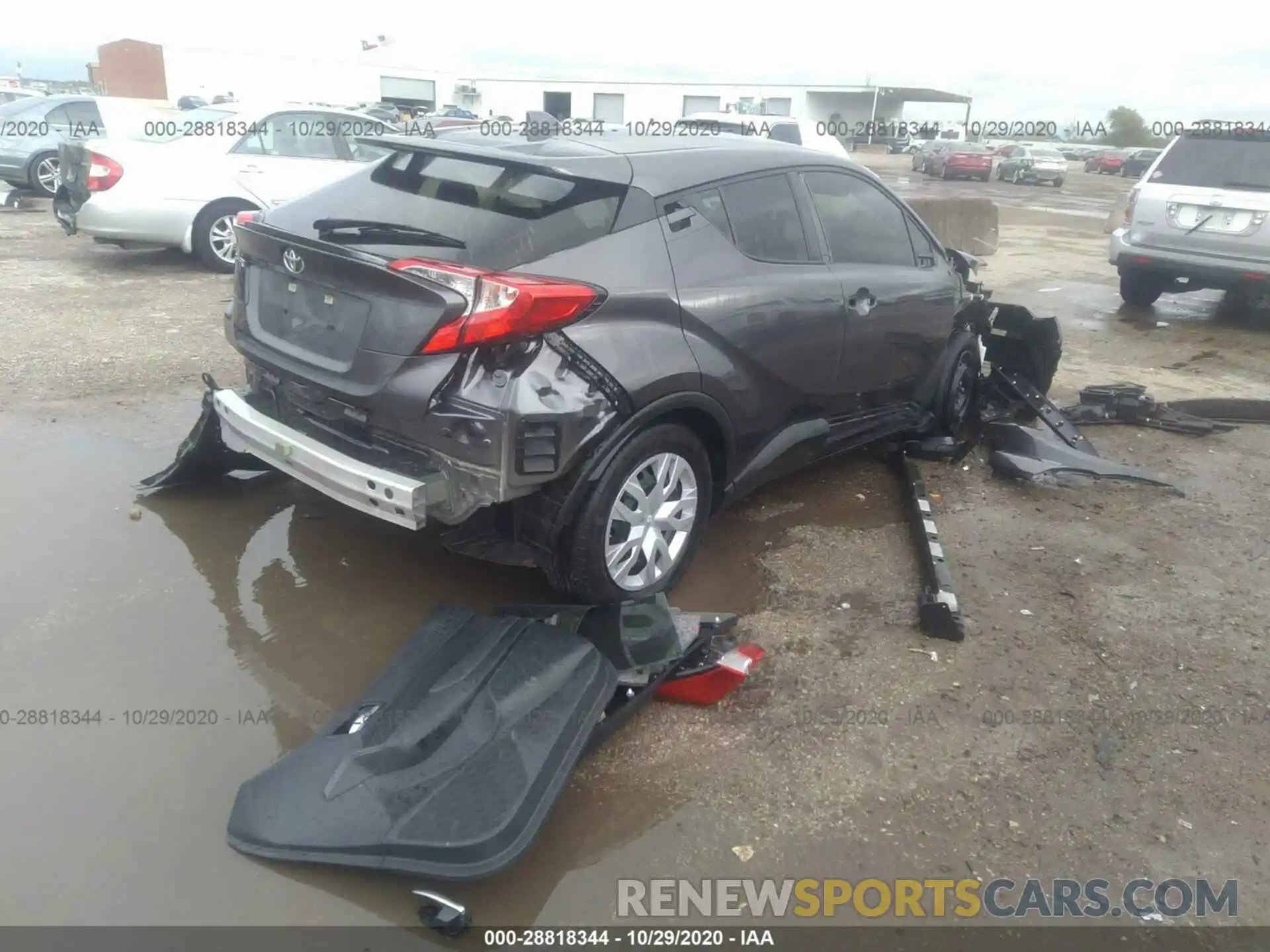 4 Photograph of a damaged car JTNKHMBX3K1043775 TOYOTA C-HR 2019