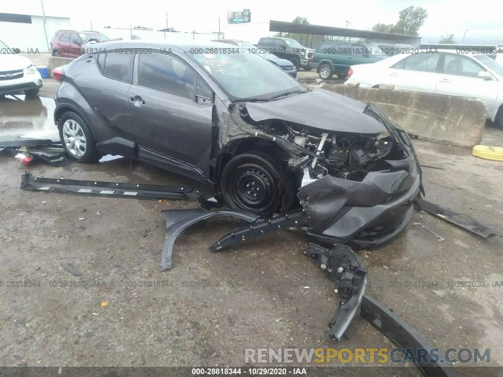 6 Photograph of a damaged car JTNKHMBX3K1043775 TOYOTA C-HR 2019