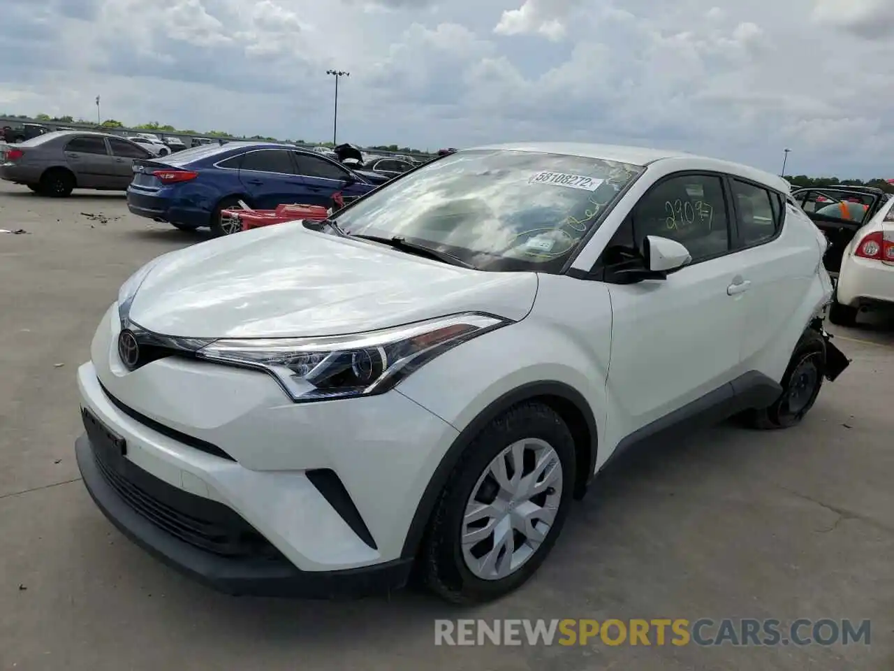 2 Photograph of a damaged car JTNKHMBX3K1043873 TOYOTA C-HR 2019