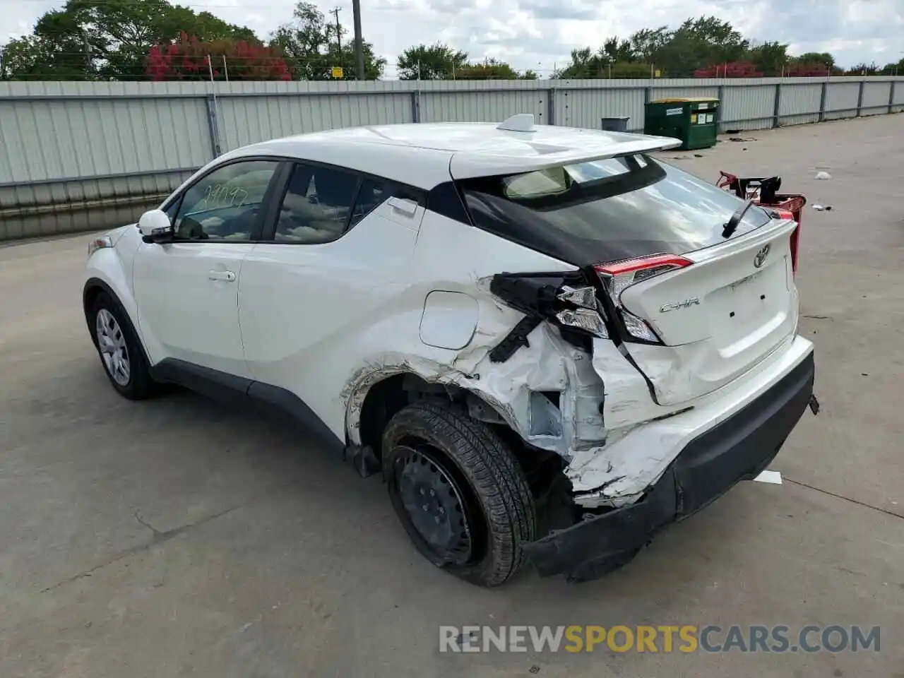 3 Photograph of a damaged car JTNKHMBX3K1043873 TOYOTA C-HR 2019