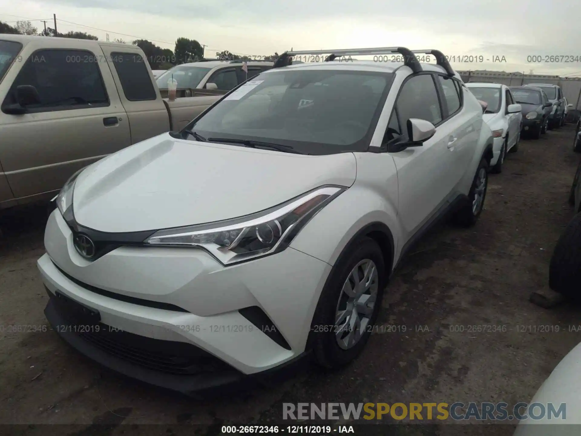 2 Фотография поврежденного автомобиля JTNKHMBX3K1044876 TOYOTA C-HR 2019