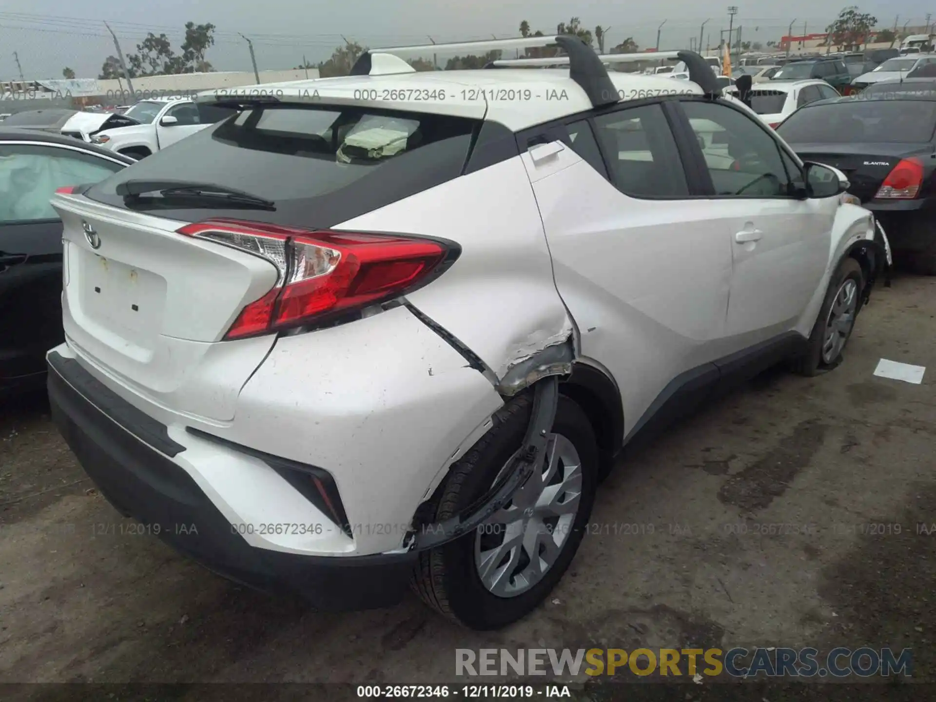 4 Photograph of a damaged car JTNKHMBX3K1044876 TOYOTA C-HR 2019