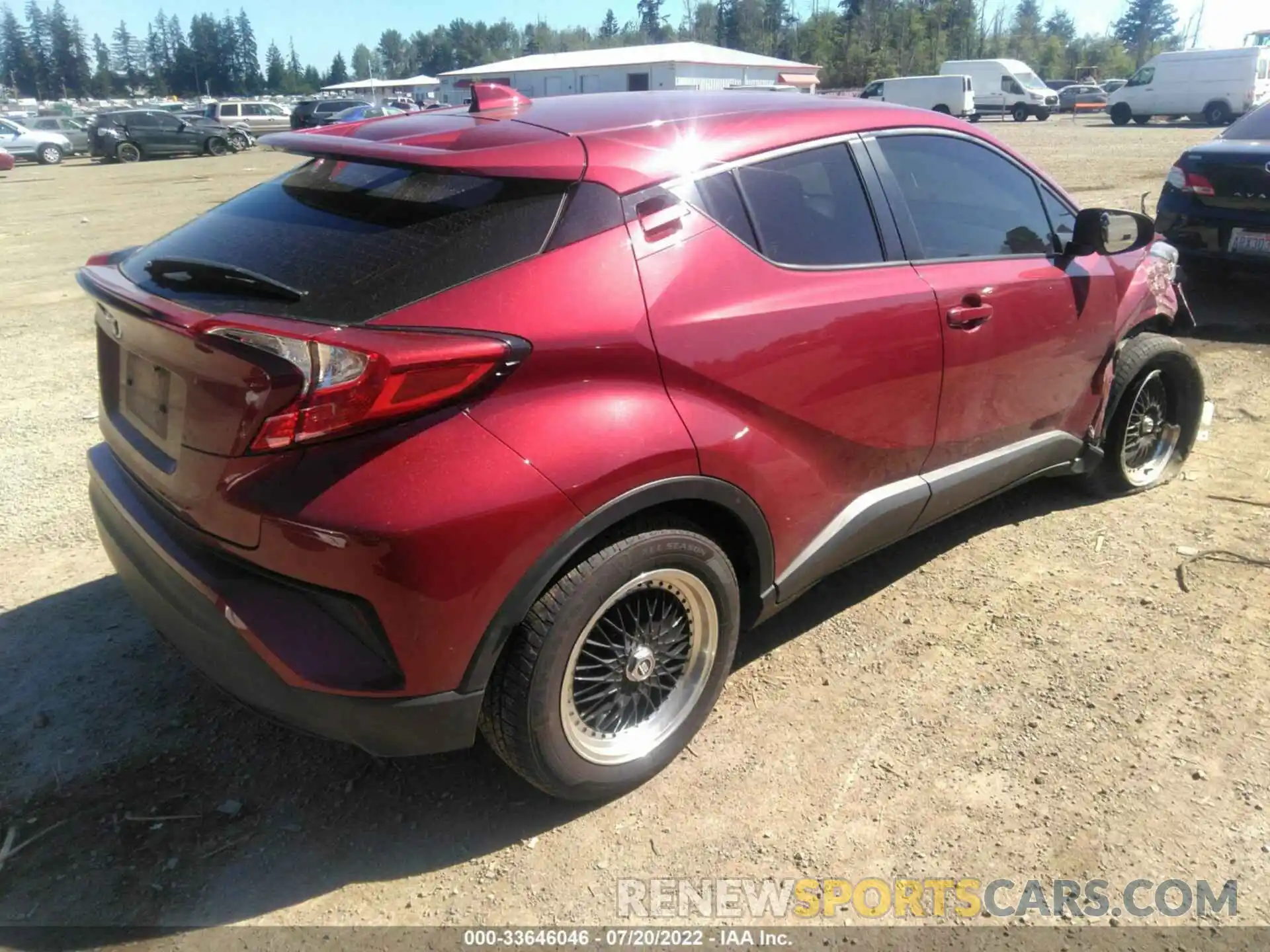 4 Photograph of a damaged car JTNKHMBX3K1044912 TOYOTA C-HR 2019