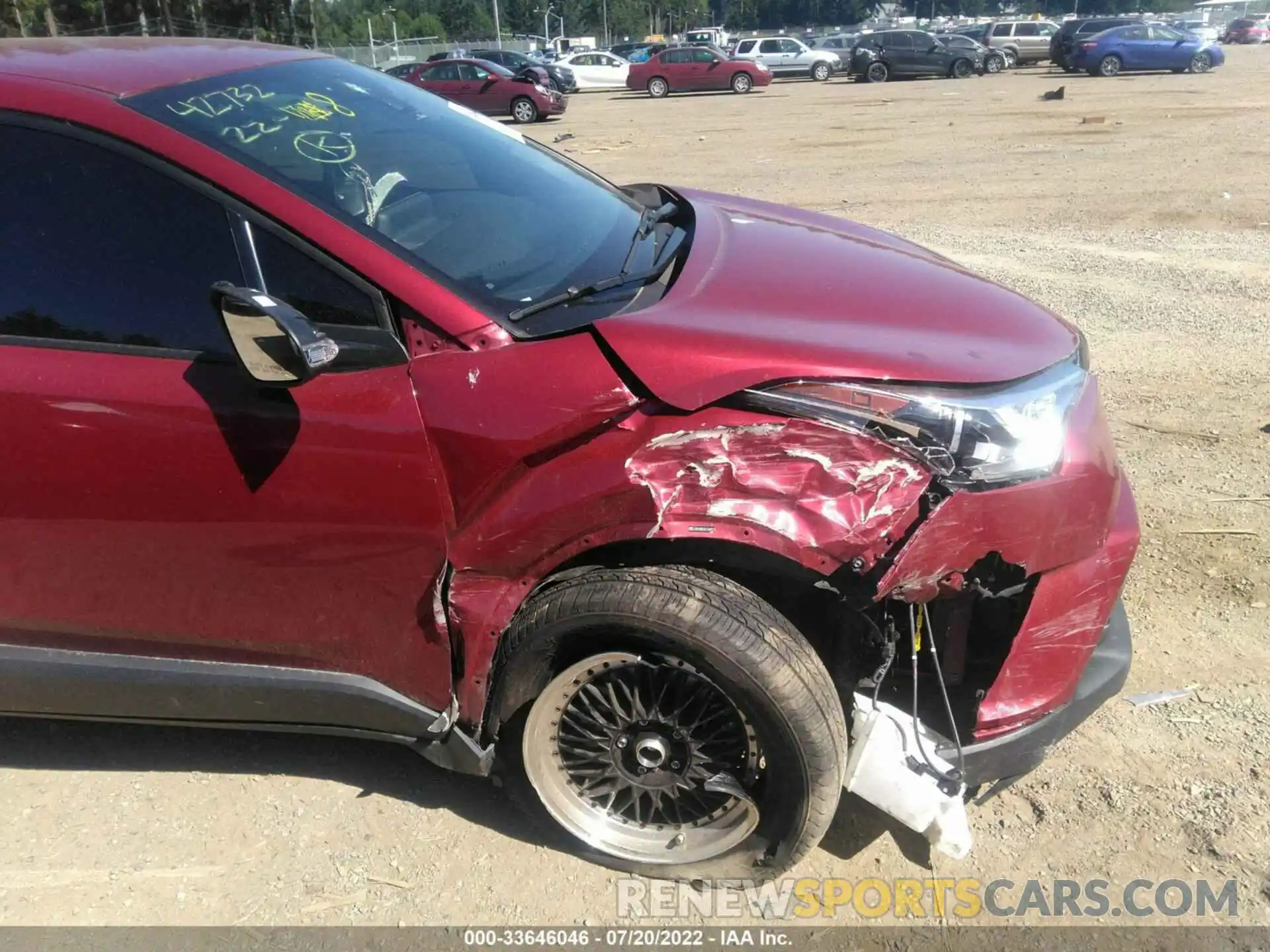 6 Photograph of a damaged car JTNKHMBX3K1044912 TOYOTA C-HR 2019