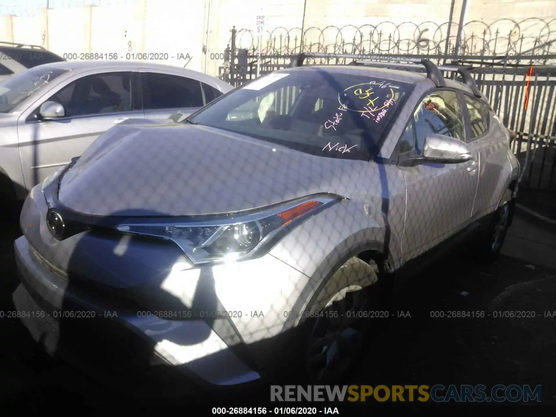 2 Photograph of a damaged car JTNKHMBX3K1045381 TOYOTA C-HR 2019