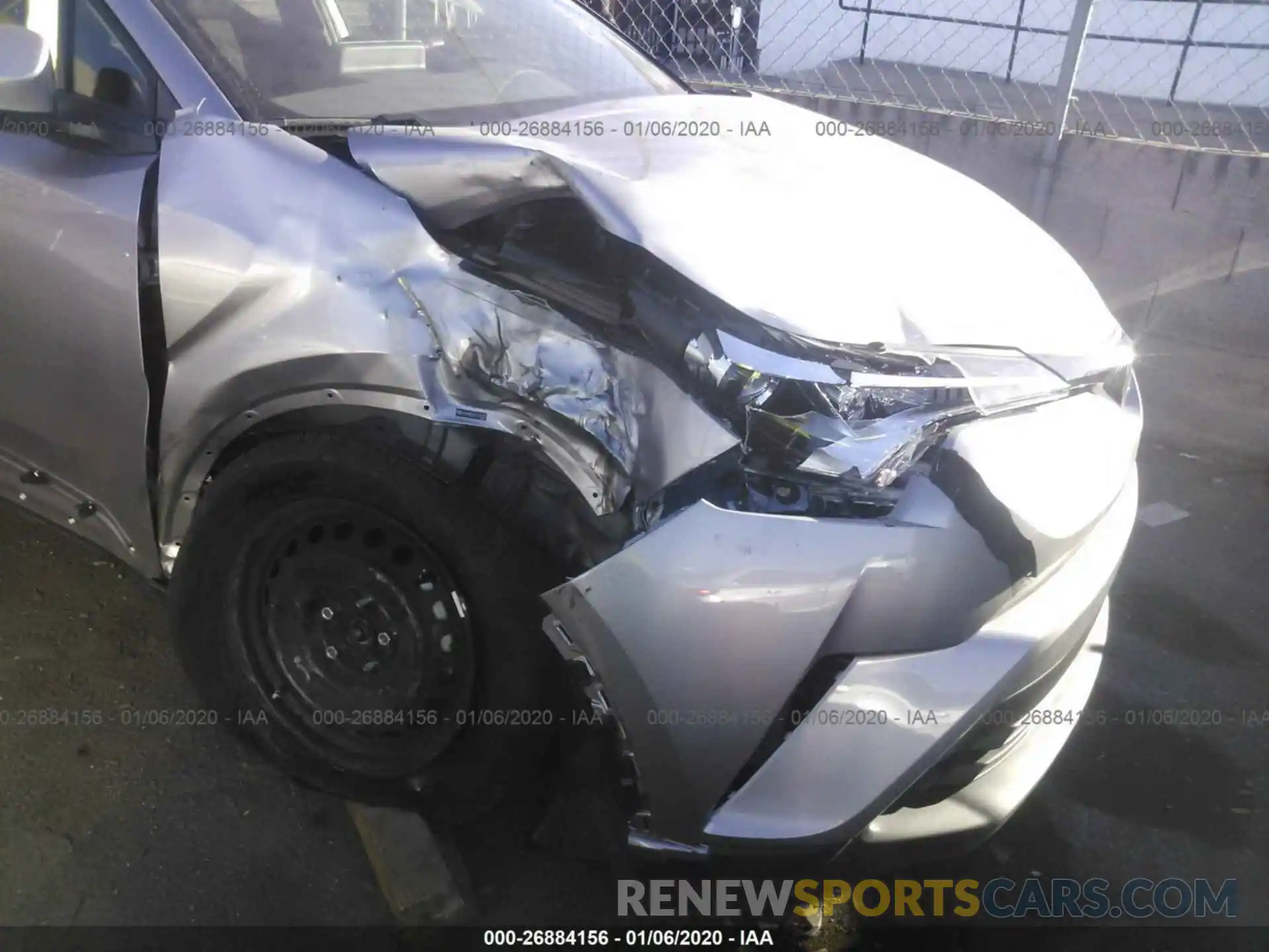 6 Photograph of a damaged car JTNKHMBX3K1045381 TOYOTA C-HR 2019