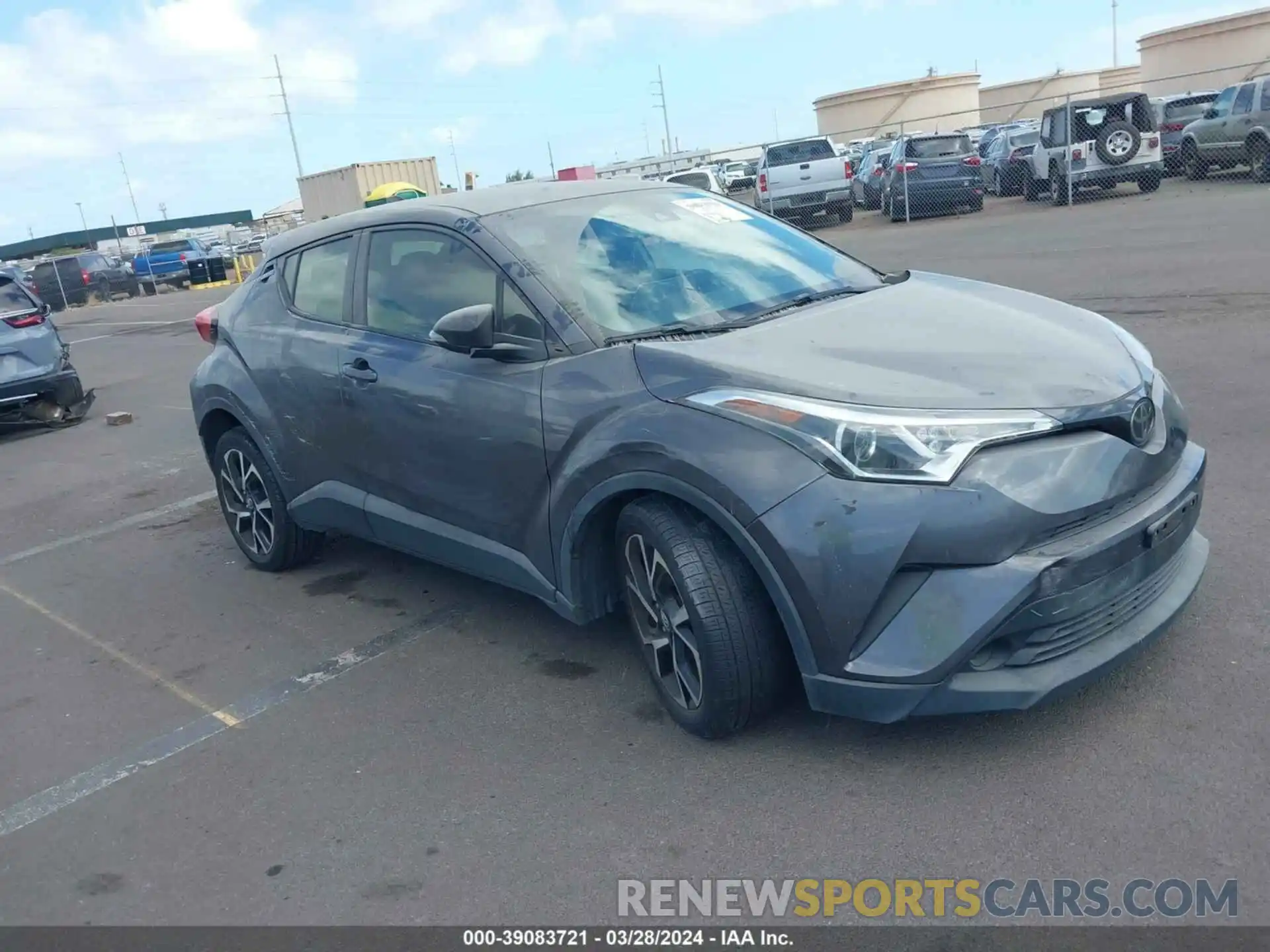 1 Photograph of a damaged car JTNKHMBX3K1045526 TOYOTA C-HR 2019