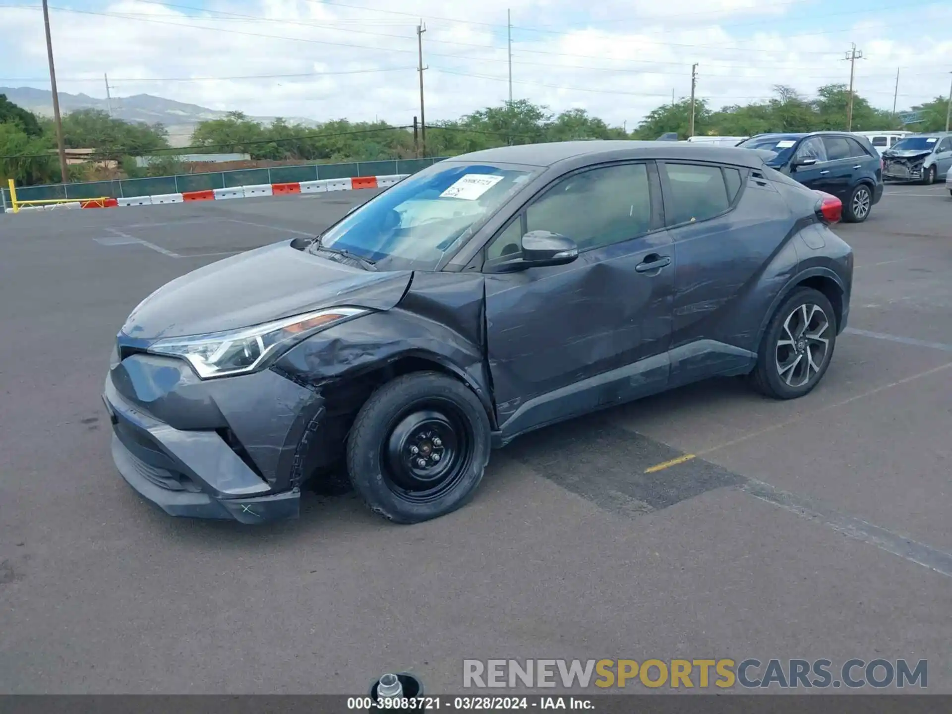 2 Фотография поврежденного автомобиля JTNKHMBX3K1045526 TOYOTA C-HR 2019