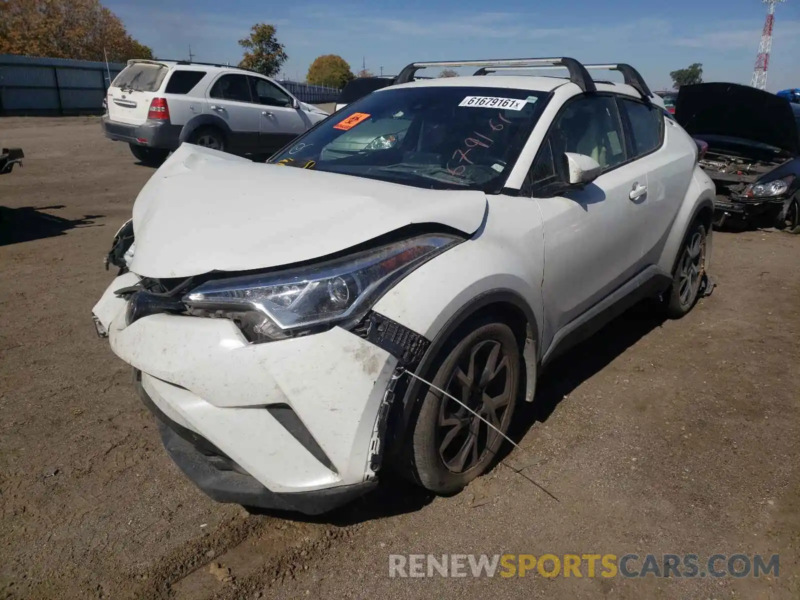 2 Photograph of a damaged car JTNKHMBX3K1046739 TOYOTA C-HR 2019