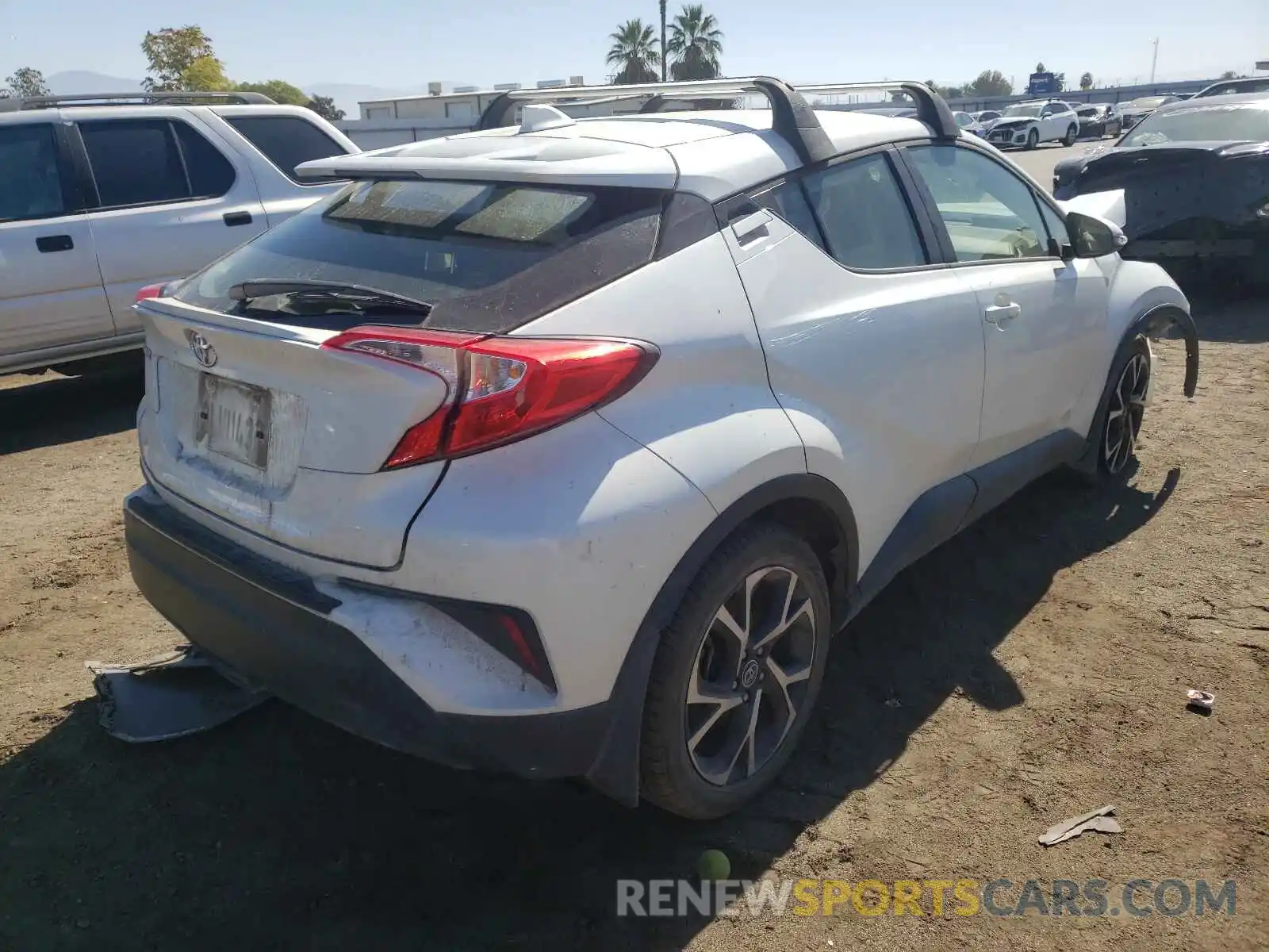 4 Photograph of a damaged car JTNKHMBX3K1046739 TOYOTA C-HR 2019