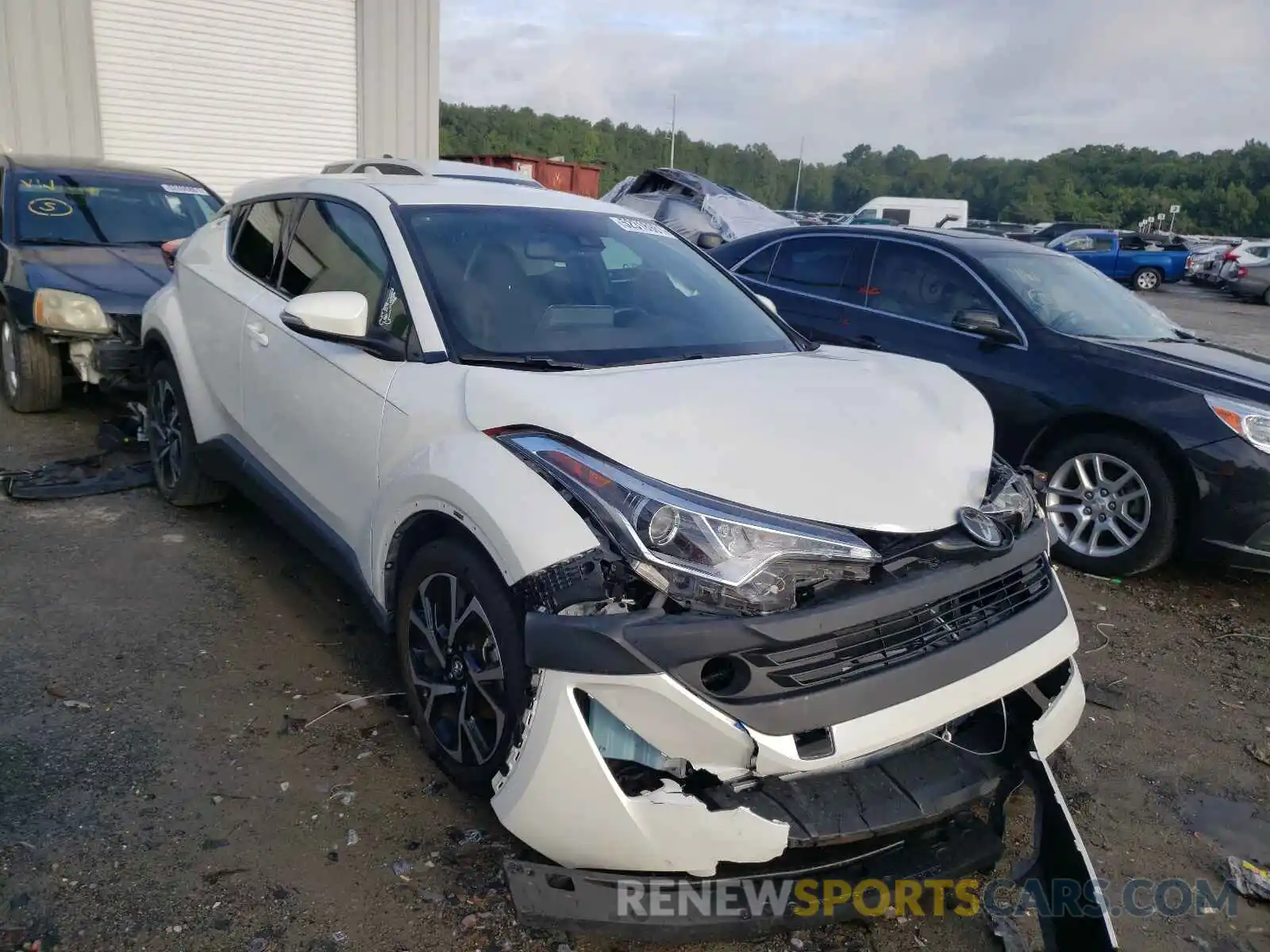 1 Photograph of a damaged car JTNKHMBX3K1047289 TOYOTA C-HR 2019