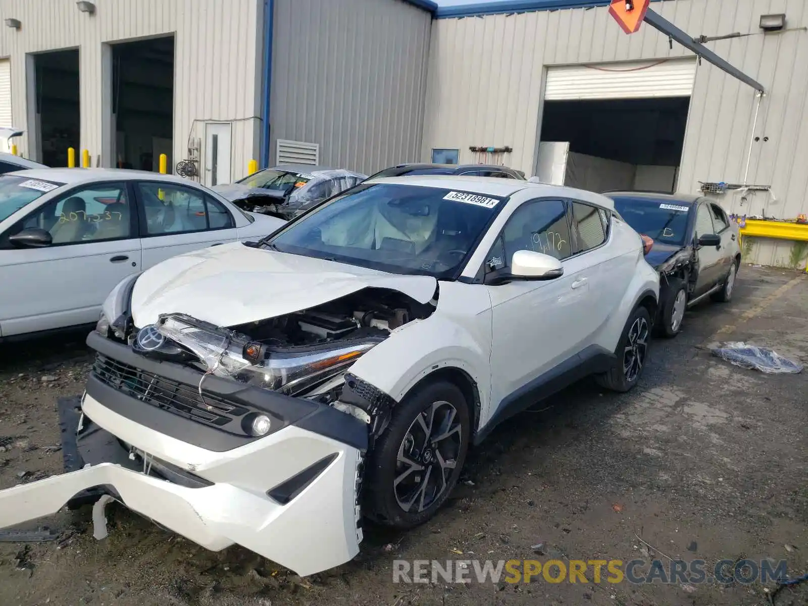 2 Photograph of a damaged car JTNKHMBX3K1047289 TOYOTA C-HR 2019