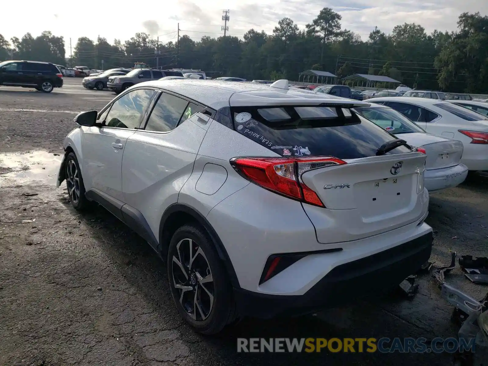 3 Photograph of a damaged car JTNKHMBX3K1047289 TOYOTA C-HR 2019