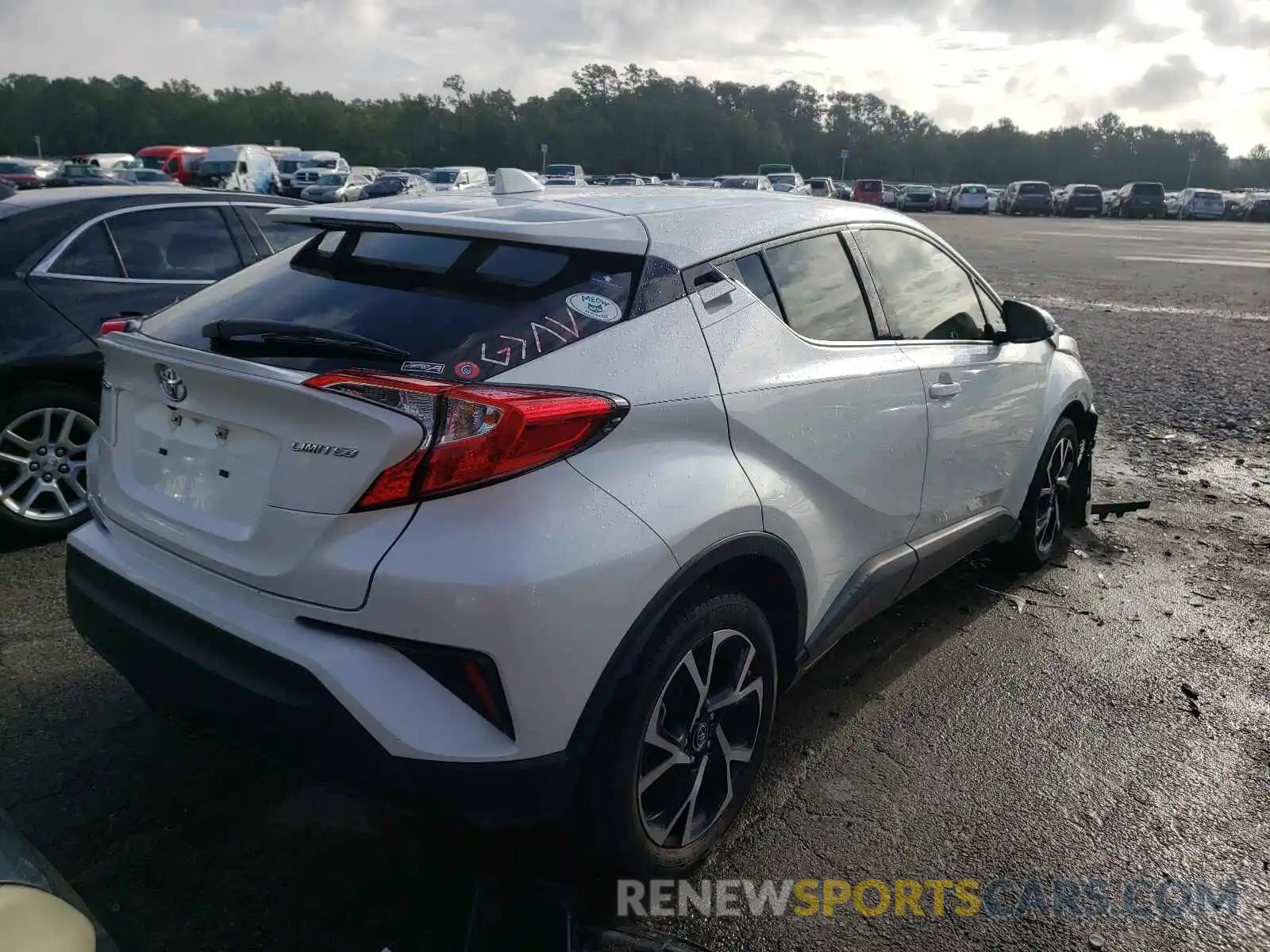 4 Photograph of a damaged car JTNKHMBX3K1047289 TOYOTA C-HR 2019