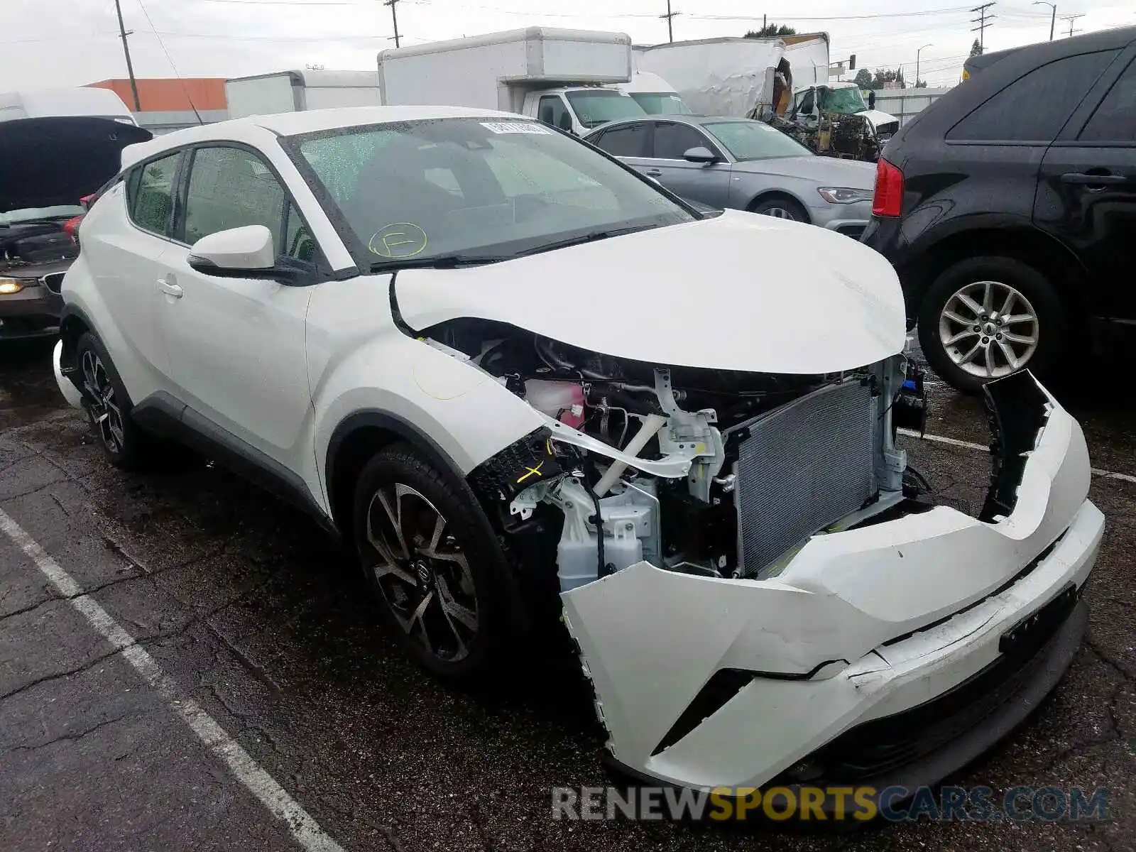 1 Photograph of a damaged car JTNKHMBX3K1047311 TOYOTA C-HR 2019