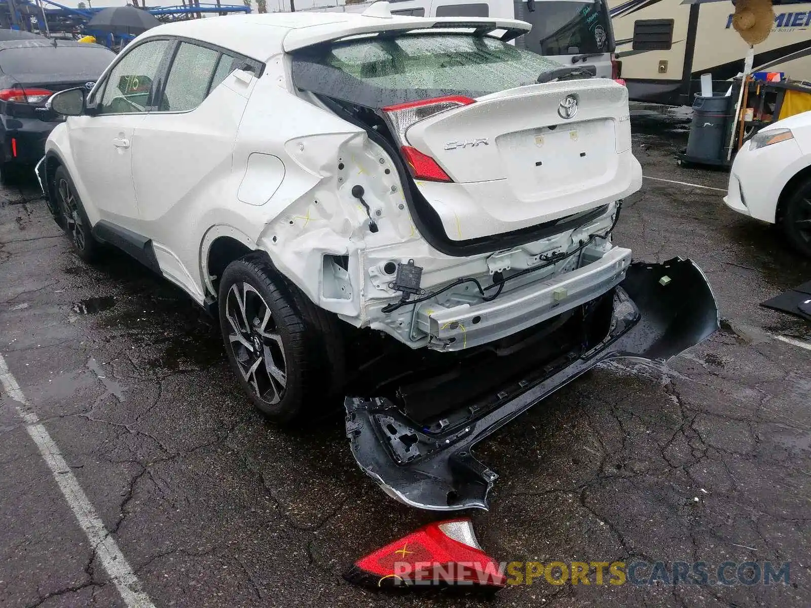 3 Photograph of a damaged car JTNKHMBX3K1047311 TOYOTA C-HR 2019