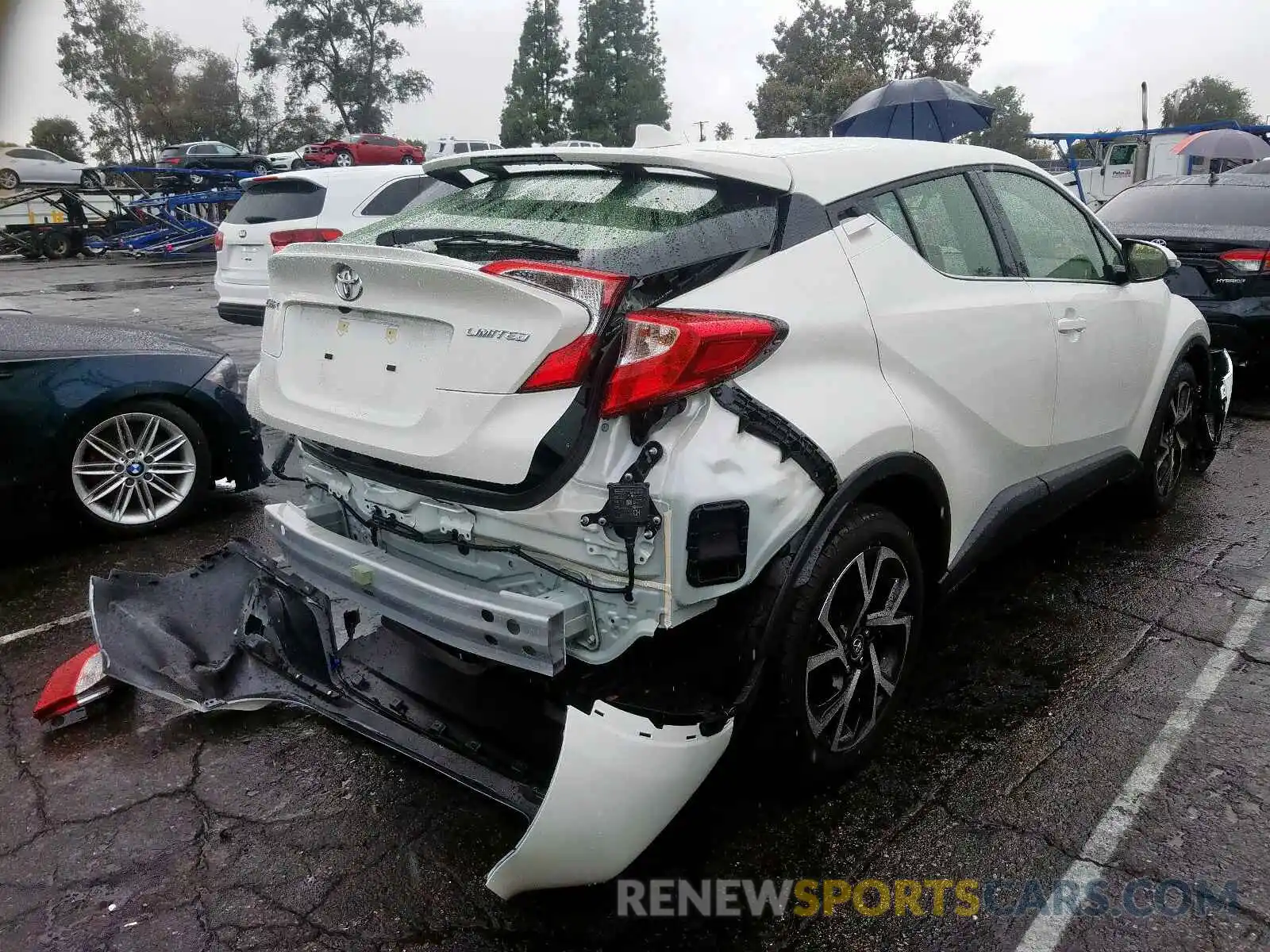 4 Photograph of a damaged car JTNKHMBX3K1047311 TOYOTA C-HR 2019