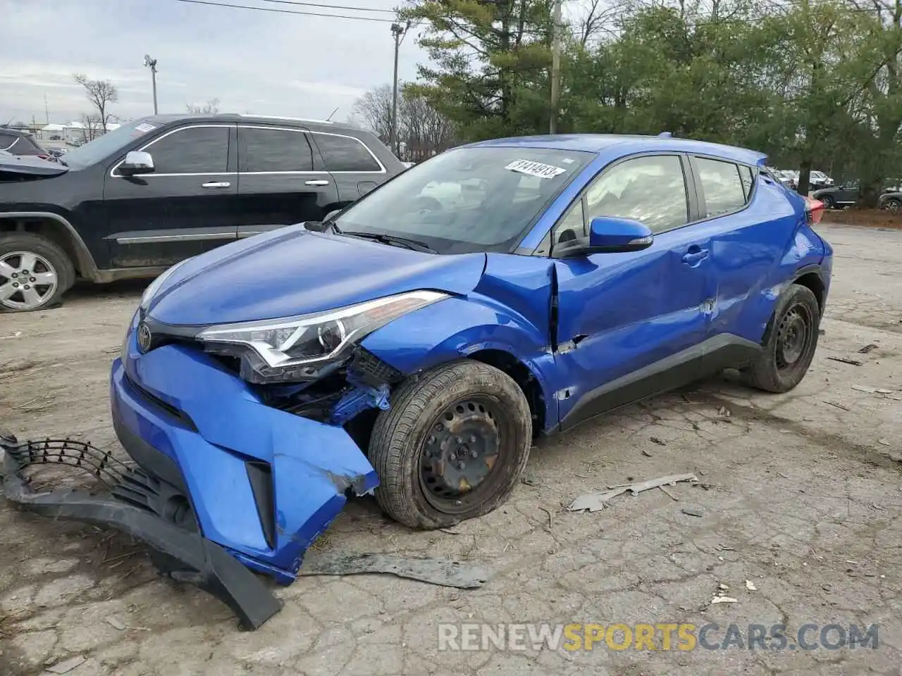 1 Photograph of a damaged car JTNKHMBX3K1047759 TOYOTA C-HR 2019