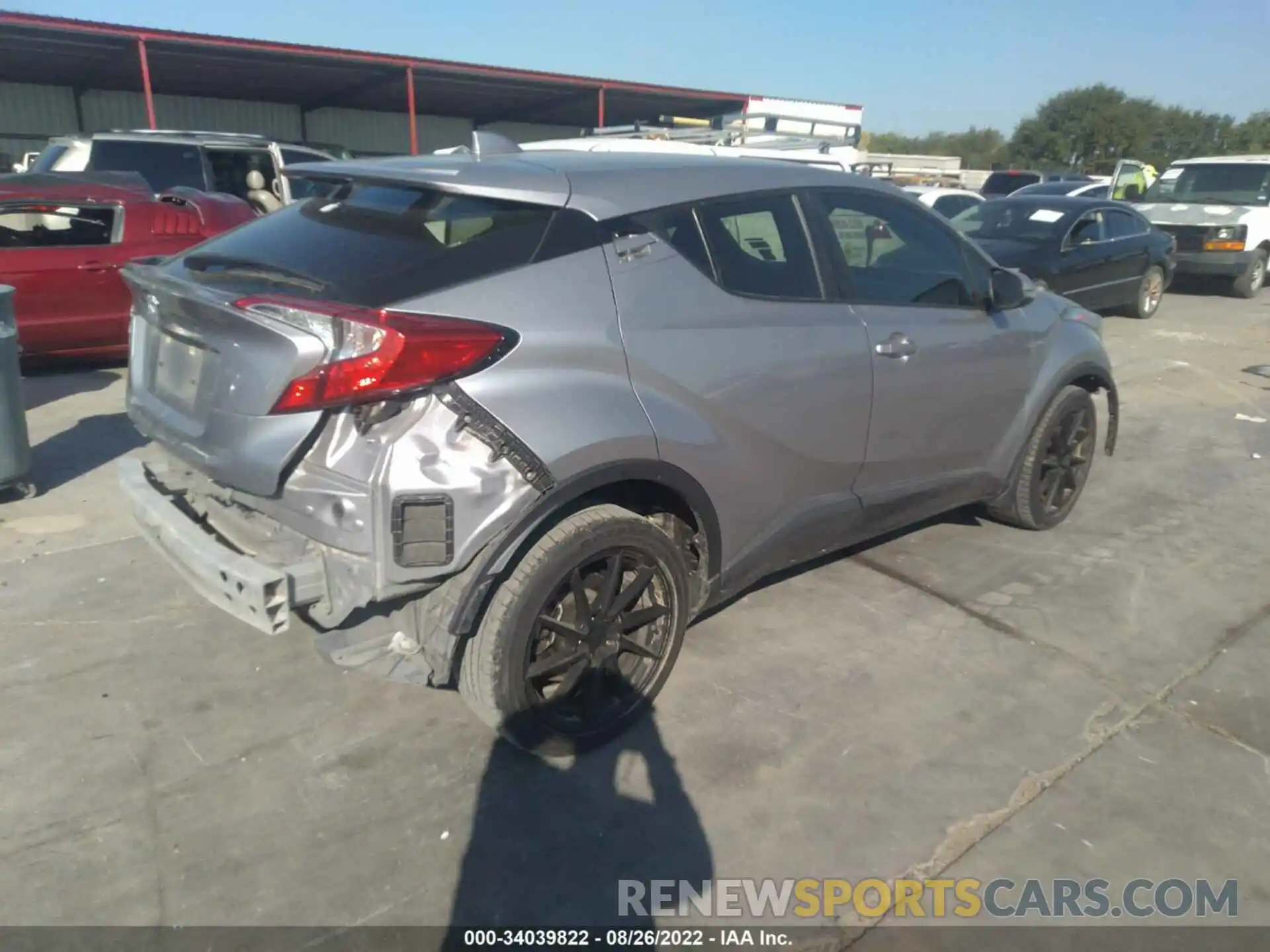 4 Фотография поврежденного автомобиля JTNKHMBX3K1048507 TOYOTA C-HR 2019