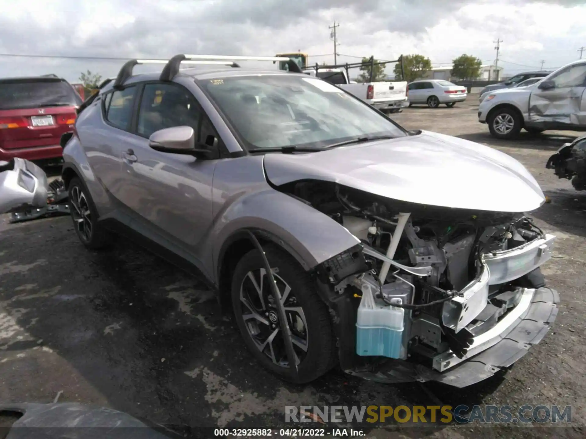 1 Photograph of a damaged car JTNKHMBX3K1048524 TOYOTA C-HR 2019