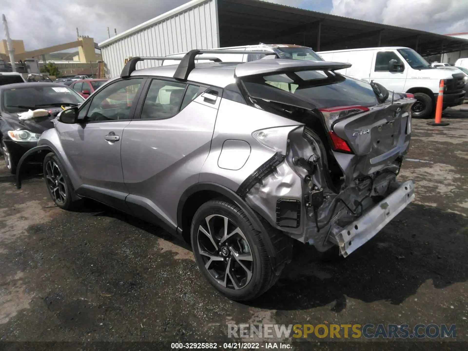 3 Photograph of a damaged car JTNKHMBX3K1048524 TOYOTA C-HR 2019