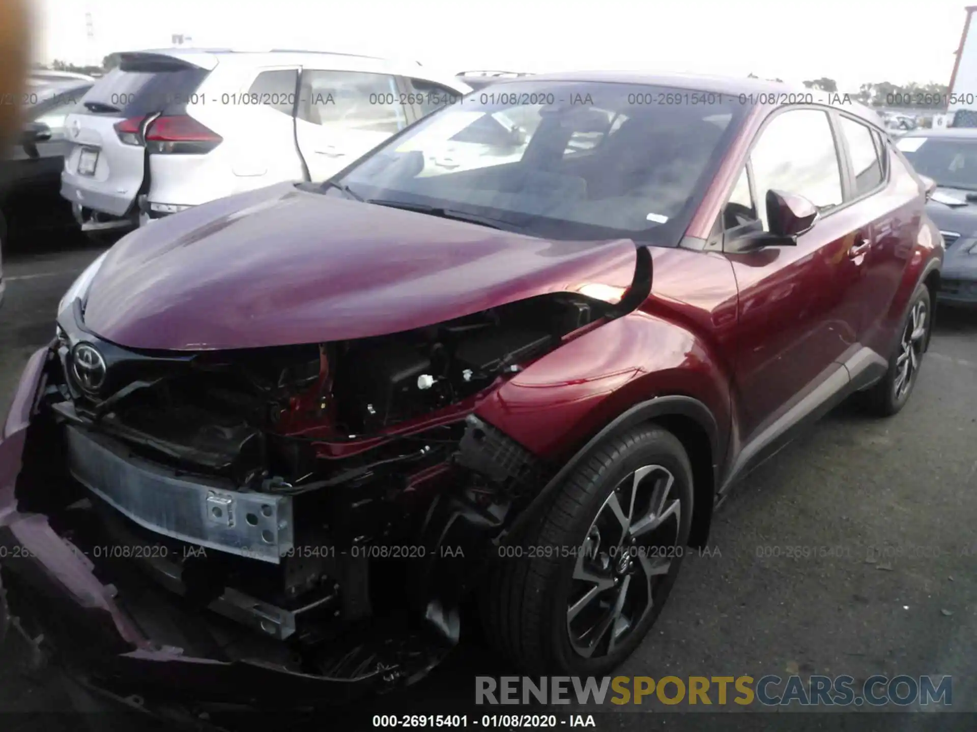 2 Photograph of a damaged car JTNKHMBX3K1048958 TOYOTA C-HR 2019