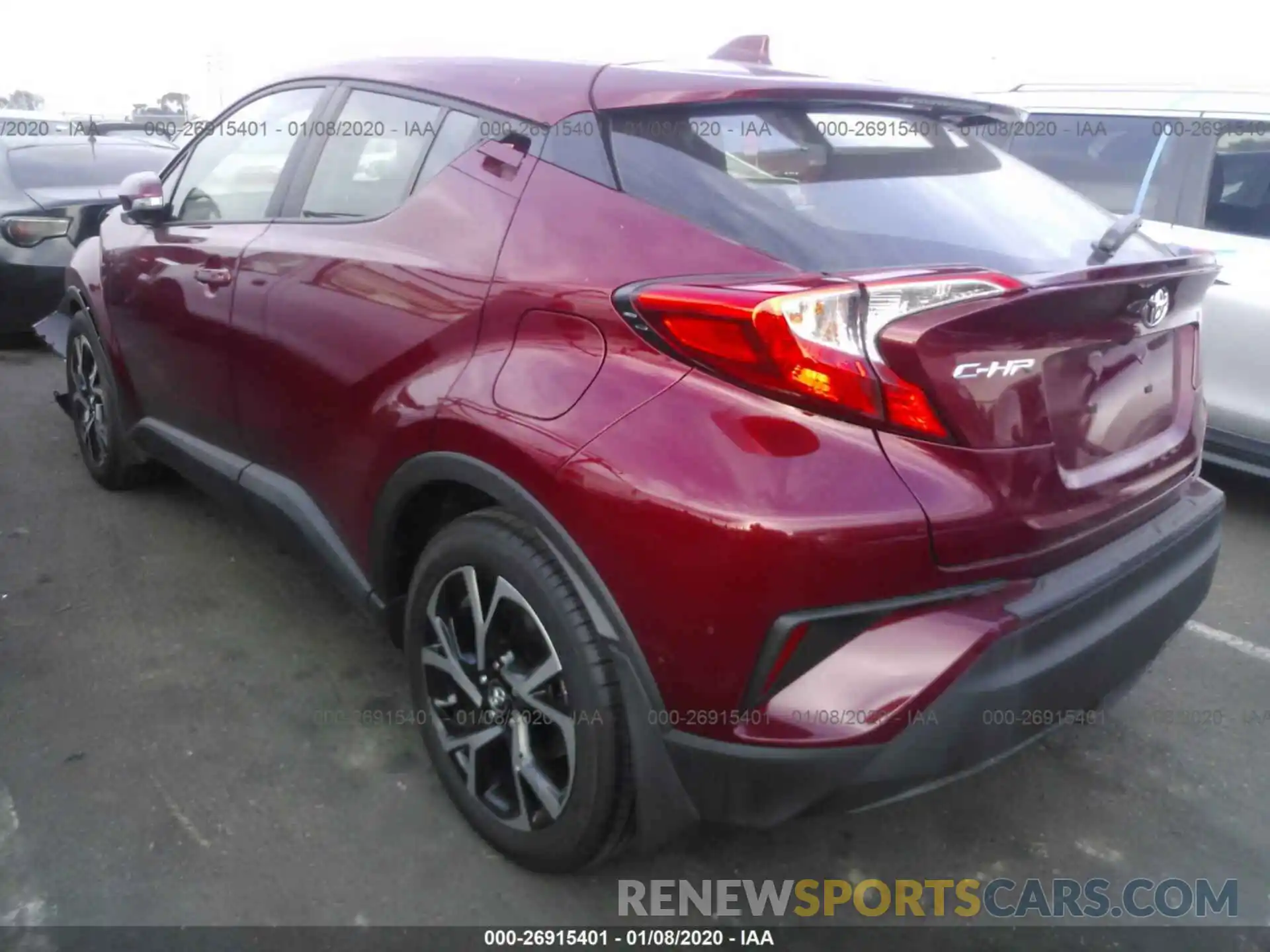 3 Photograph of a damaged car JTNKHMBX3K1048958 TOYOTA C-HR 2019