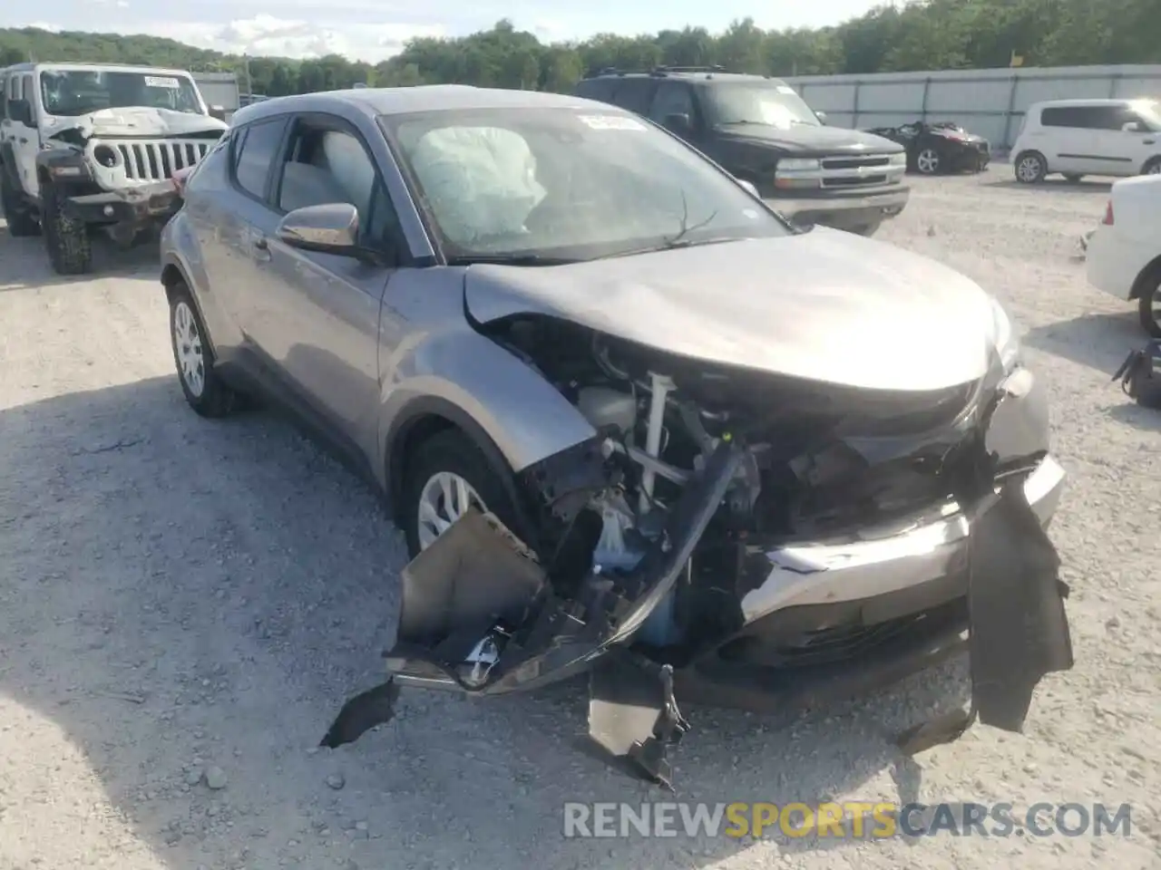 1 Photograph of a damaged car JTNKHMBX3K1050791 TOYOTA C-HR 2019