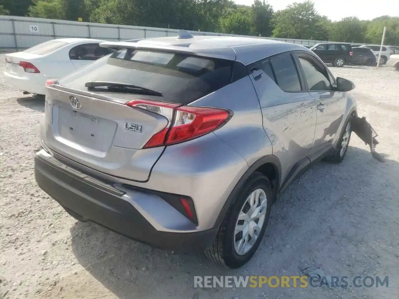 4 Photograph of a damaged car JTNKHMBX3K1050791 TOYOTA C-HR 2019