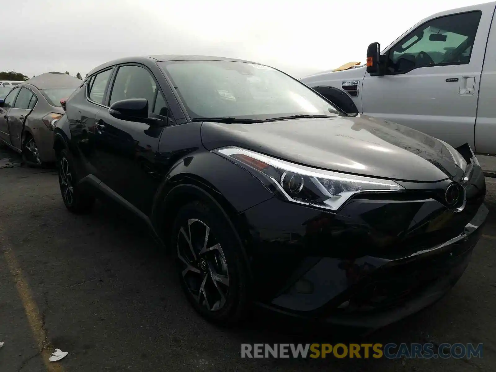 1 Photograph of a damaged car JTNKHMBX3K1051424 TOYOTA C-HR 2019