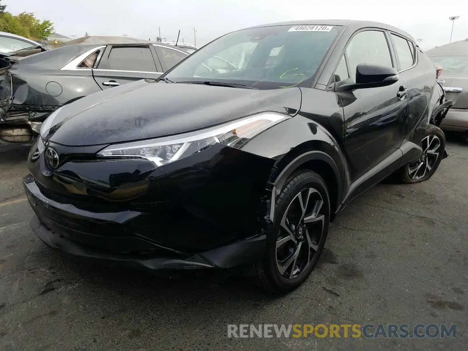 2 Photograph of a damaged car JTNKHMBX3K1051424 TOYOTA C-HR 2019