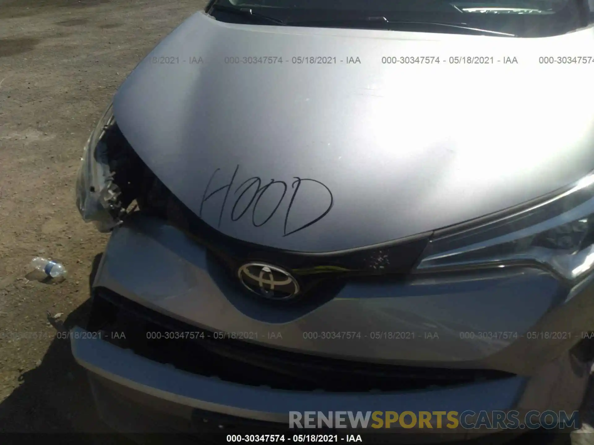 10 Photograph of a damaged car JTNKHMBX3K1054999 TOYOTA C-HR 2019