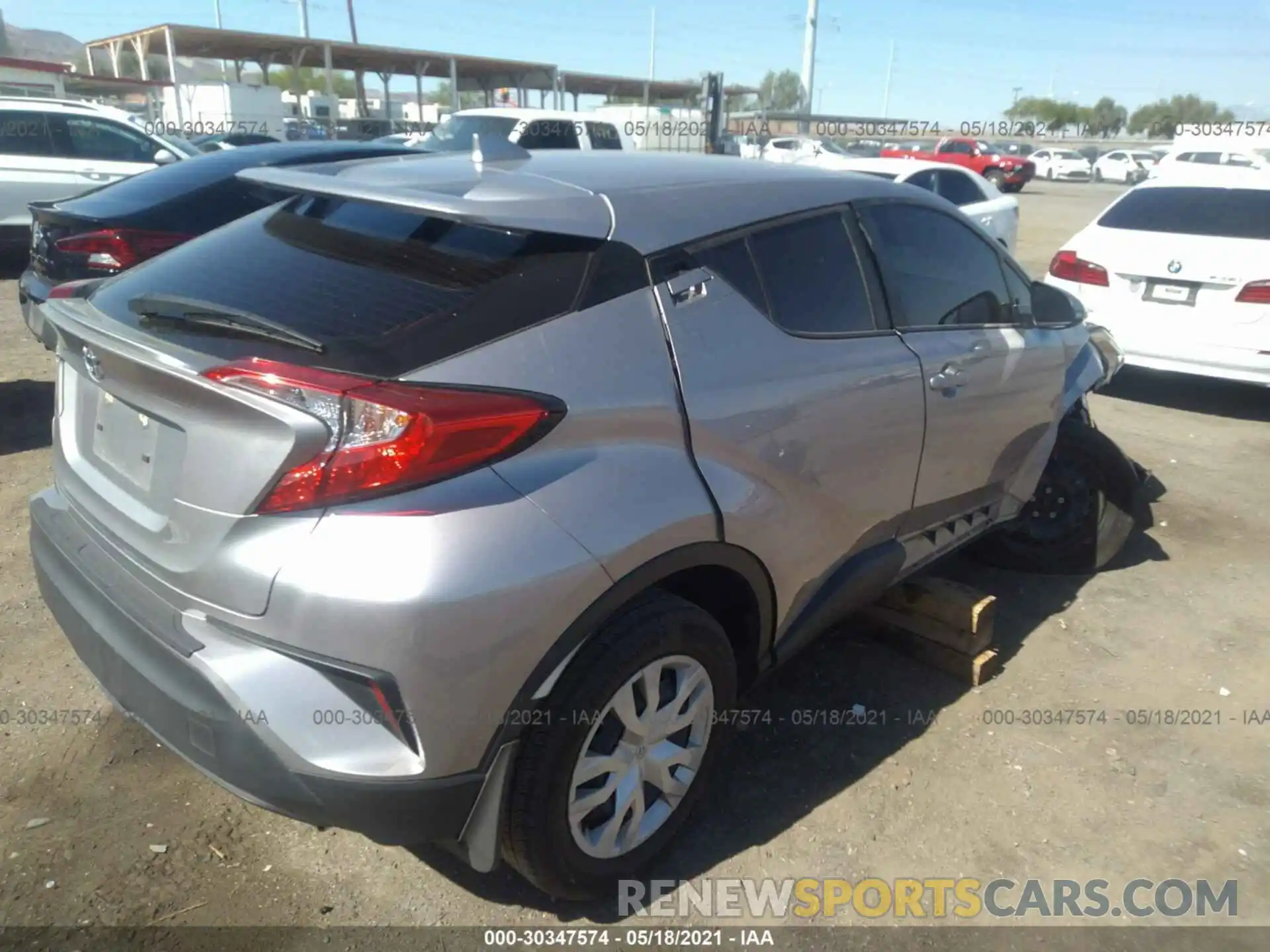 4 Photograph of a damaged car JTNKHMBX3K1054999 TOYOTA C-HR 2019