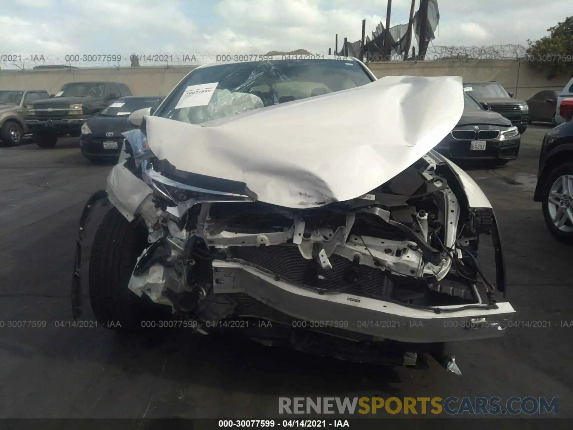 10 Photograph of a damaged car JTNKHMBX3K1055327 TOYOTA C-HR 2019