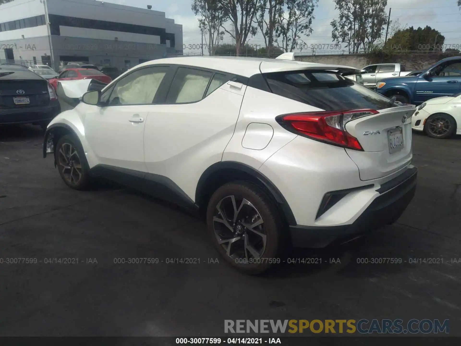 3 Photograph of a damaged car JTNKHMBX3K1055327 TOYOTA C-HR 2019