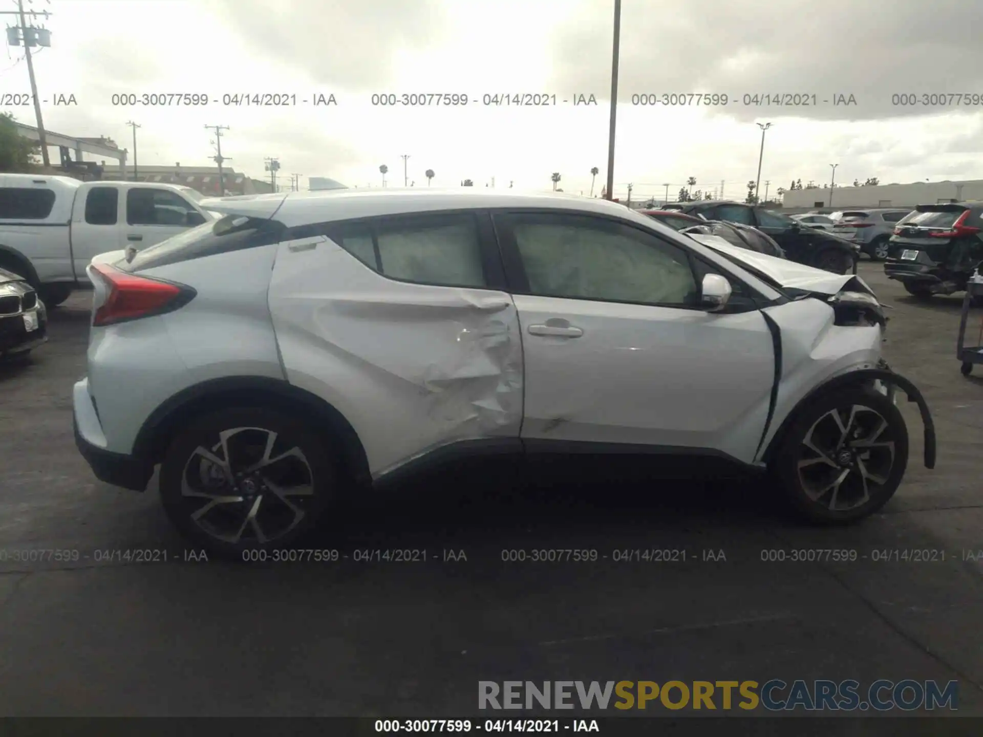 5 Photograph of a damaged car JTNKHMBX3K1055327 TOYOTA C-HR 2019