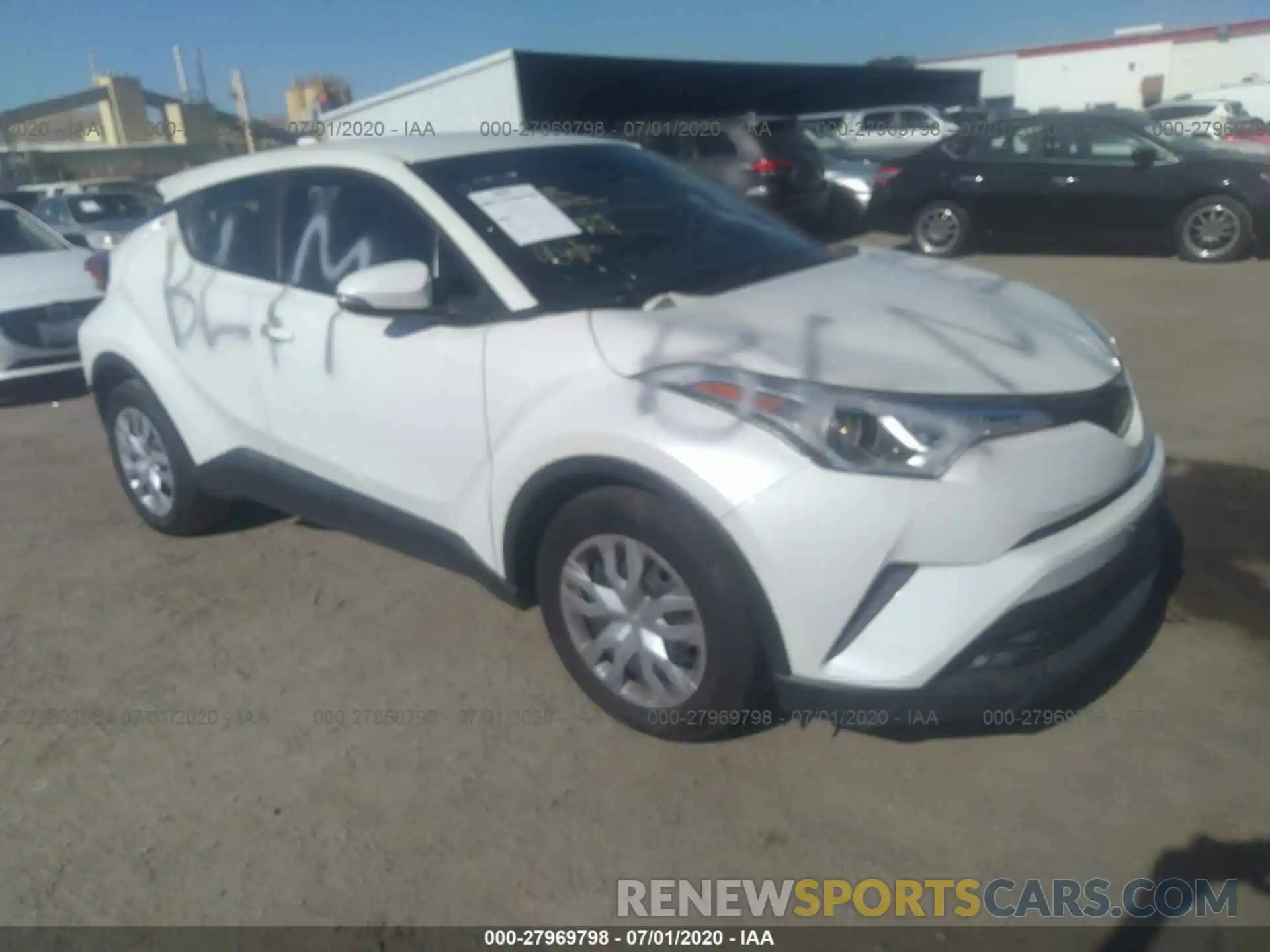 1 Photograph of a damaged car JTNKHMBX3K1055490 TOYOTA C-HR 2019