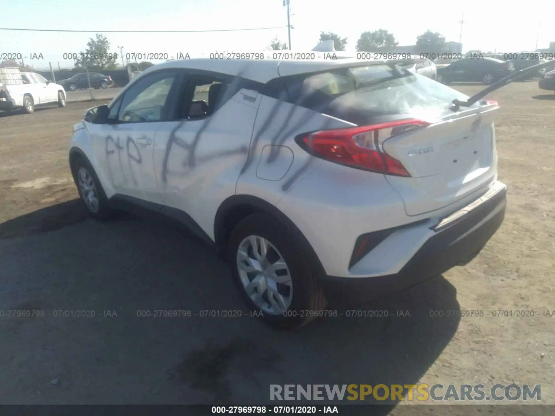 3 Photograph of a damaged car JTNKHMBX3K1055490 TOYOTA C-HR 2019