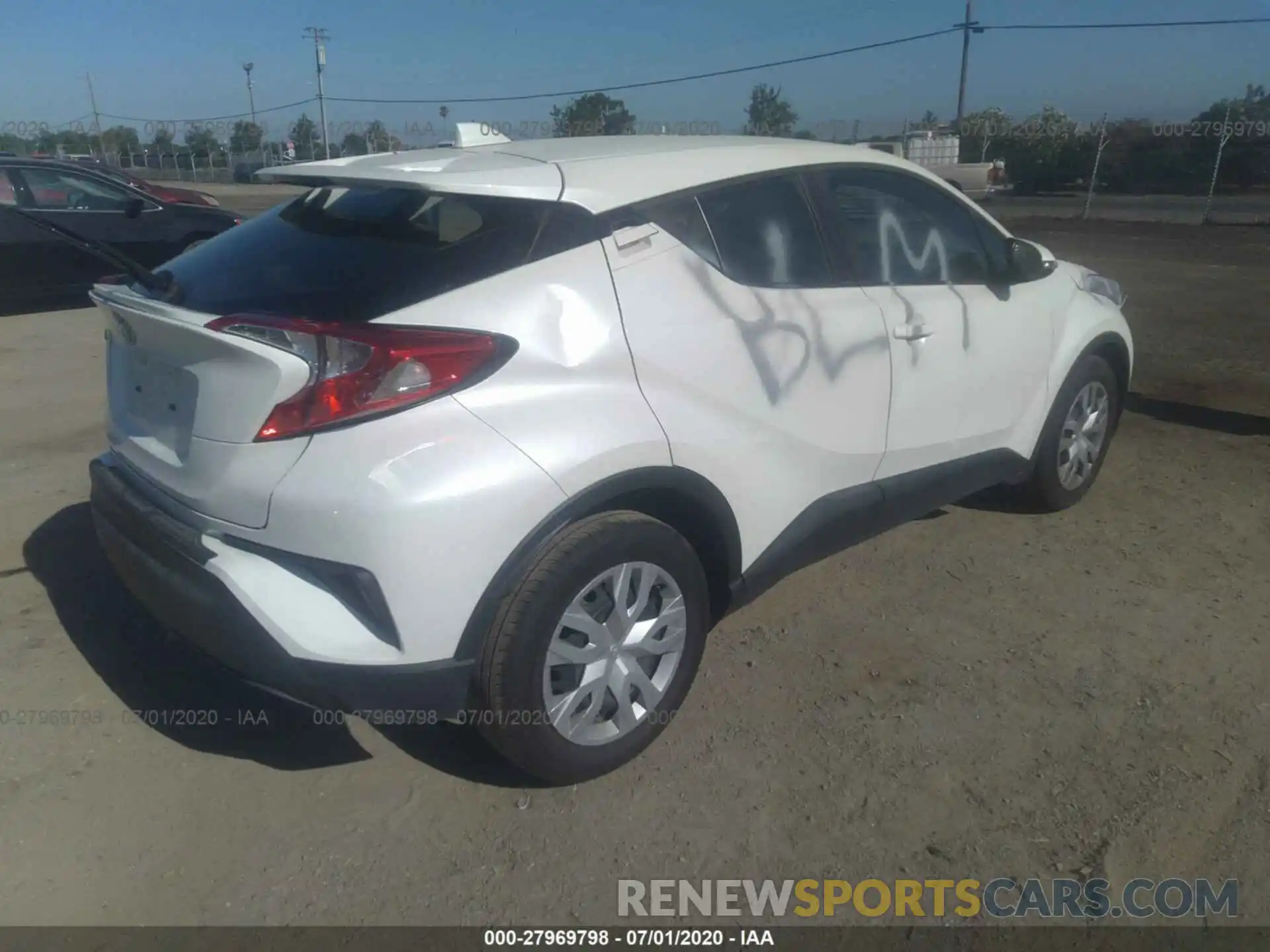 4 Photograph of a damaged car JTNKHMBX3K1055490 TOYOTA C-HR 2019