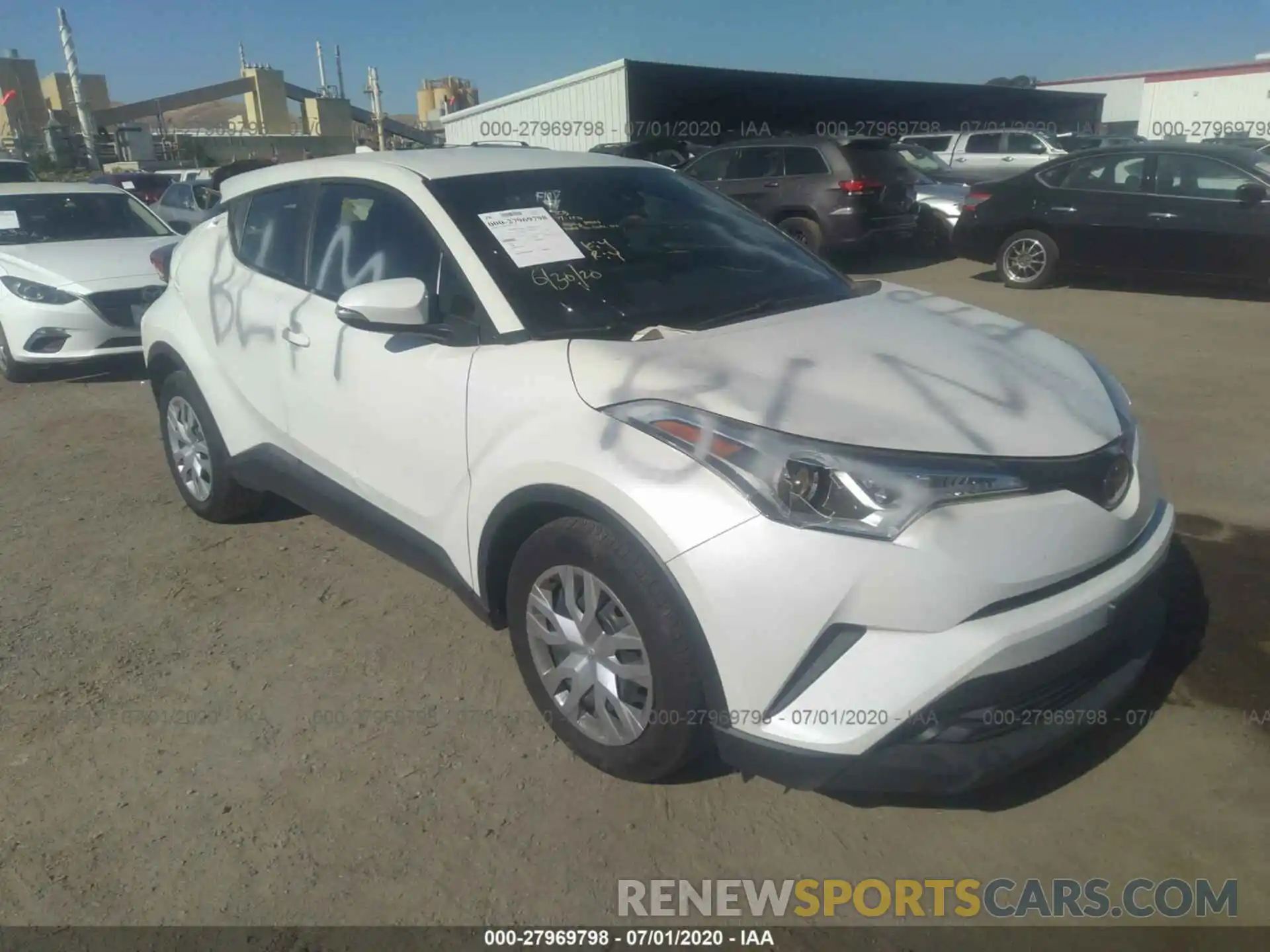 6 Photograph of a damaged car JTNKHMBX3K1055490 TOYOTA C-HR 2019