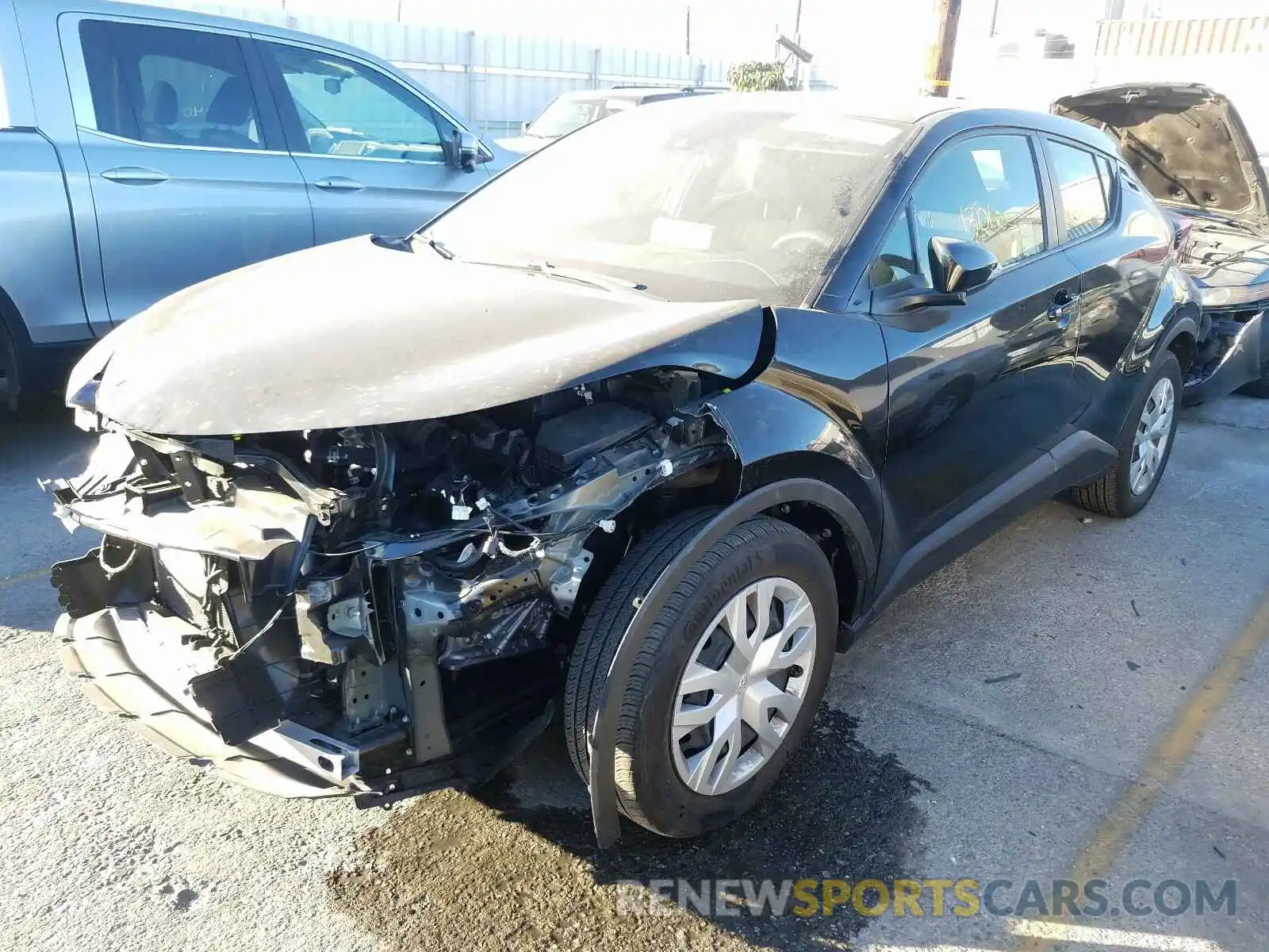 2 Photograph of a damaged car JTNKHMBX3K1055831 TOYOTA C-HR 2019