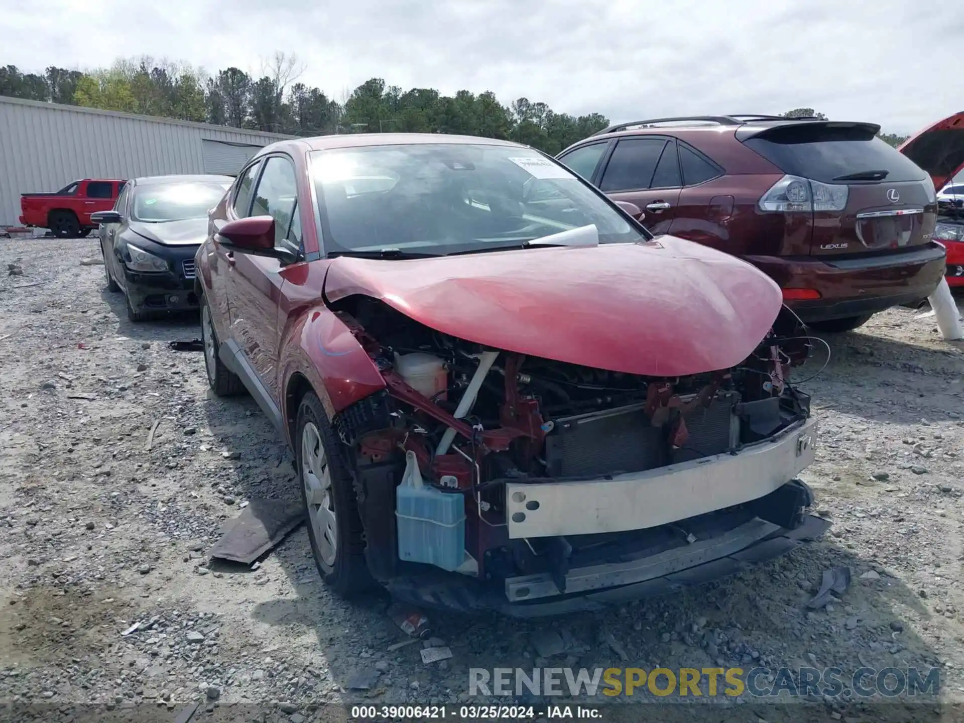 1 Photograph of a damaged car JTNKHMBX3K1056381 TOYOTA C-HR 2019