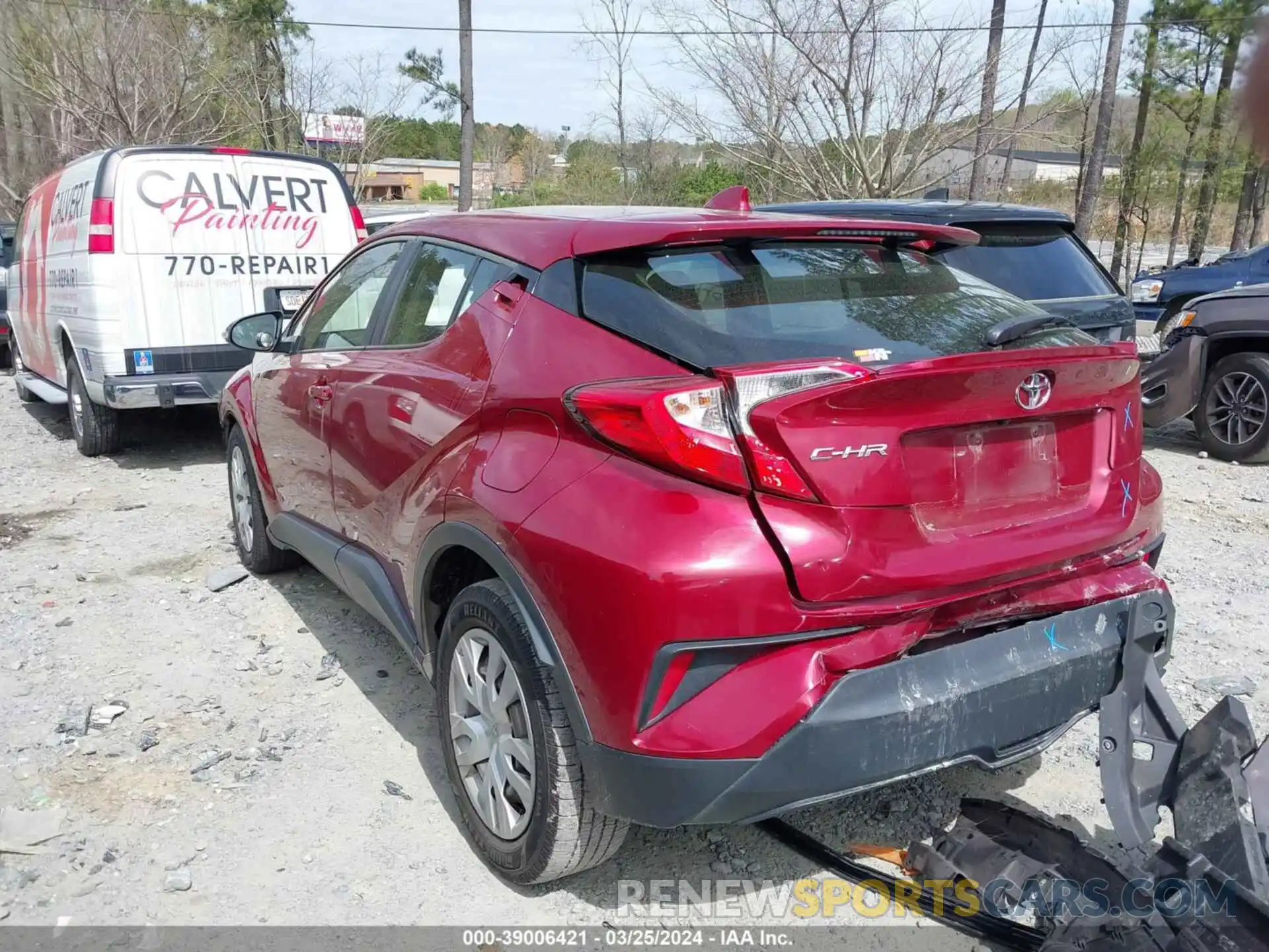 14 Photograph of a damaged car JTNKHMBX3K1056381 TOYOTA C-HR 2019