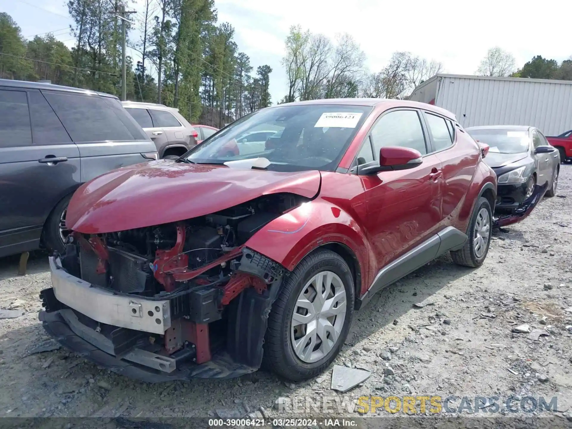 2 Photograph of a damaged car JTNKHMBX3K1056381 TOYOTA C-HR 2019