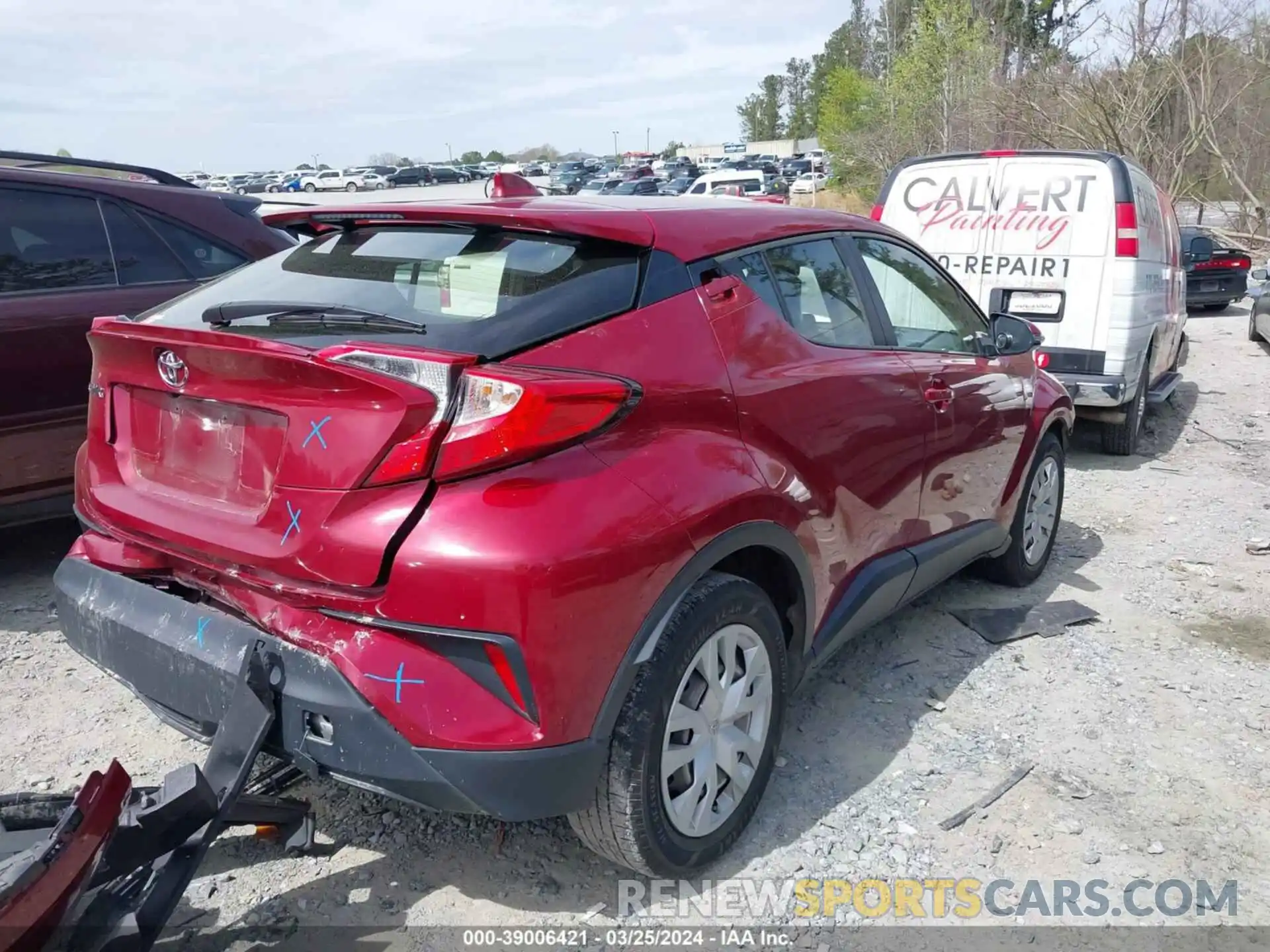 4 Photograph of a damaged car JTNKHMBX3K1056381 TOYOTA C-HR 2019