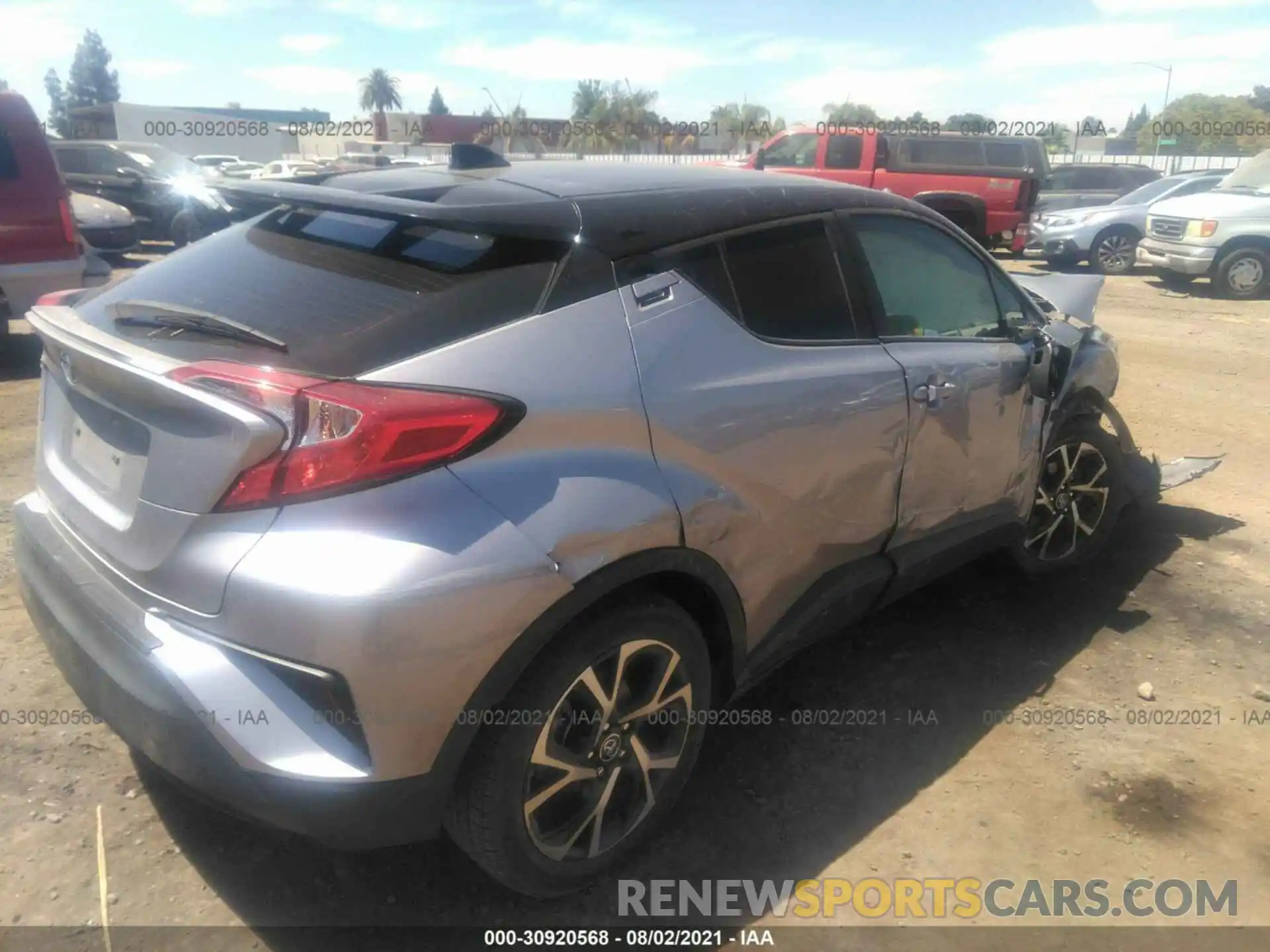 4 Photograph of a damaged car JTNKHMBX3K1057272 TOYOTA C-HR 2019