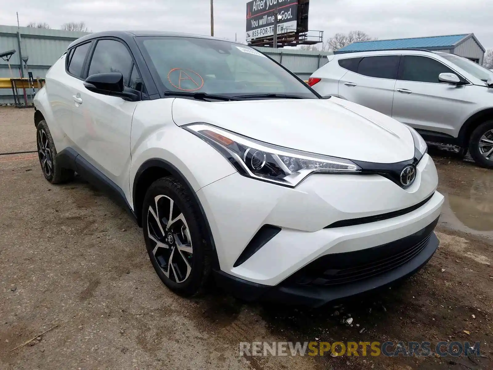 1 Photograph of a damaged car JTNKHMBX3K1057742 TOYOTA C-HR 2019